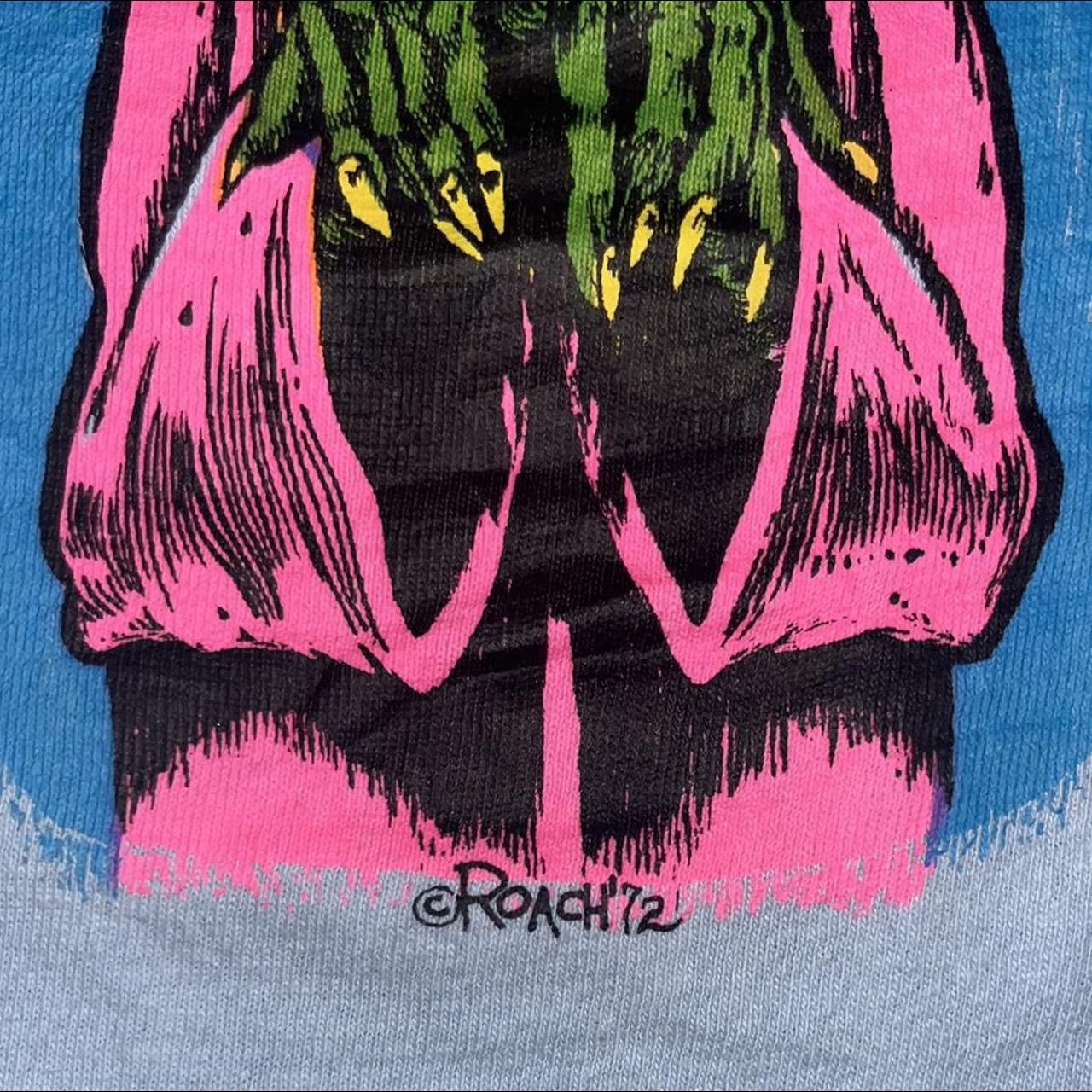 Vintage 70s Demon Sorcerer “ Trust Me” Roach 1972 T-Shirt Size US XL / EU 56 / 4 - 5 Thumbnail