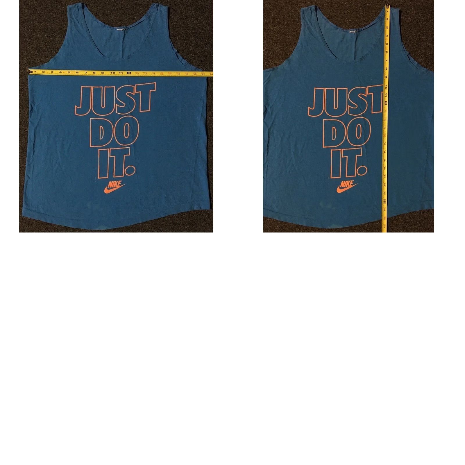 Nike Nike Tank Top S M USA Swoosh 80s 90s Vintage Grunge Hip Hop Just Do It Blue Sleeveless T-Shirt Men Size US S / EU 44-46 / 1 - 9 Thumbnail
