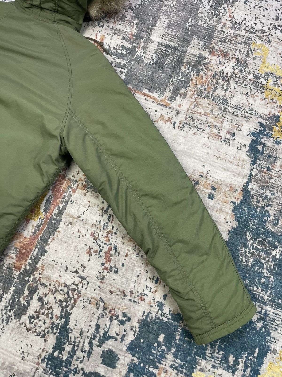 Japanese Brand Back Number Flying Bomber Snorkel Furry Hoodies Size US S / EU 44-46 / 1 - 7 Thumbnail