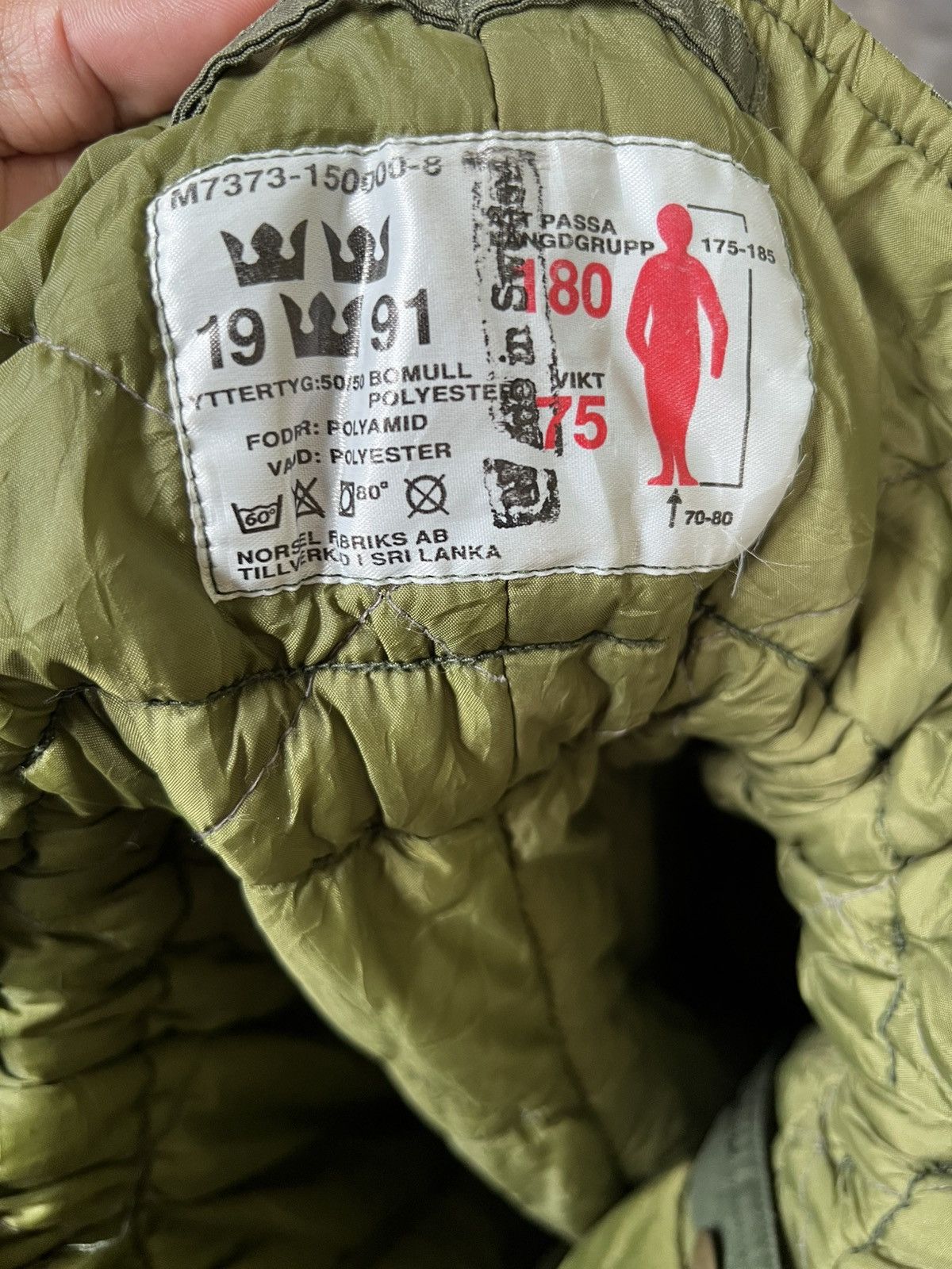 Vintage 90a Swedish Military Army Pants Size US 32 / EU 48 - 12 Thumbnail