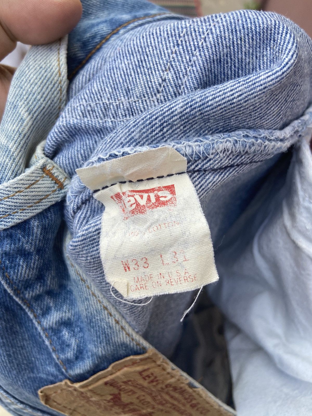 Levi's Vintage Levi’s 501XX Distressed Fade Pant Size US 30 / EU 46 - 7 Thumbnail