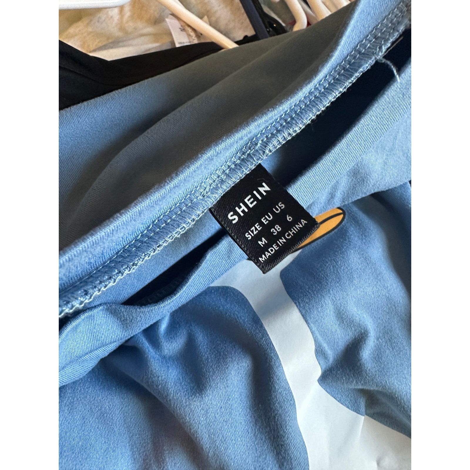 Shein Blue White Short Sleeve Crew Neck Duck Cartoon Graphic Tee Size M / US 6-8 / IT 42-44 - 3 Thumbnail