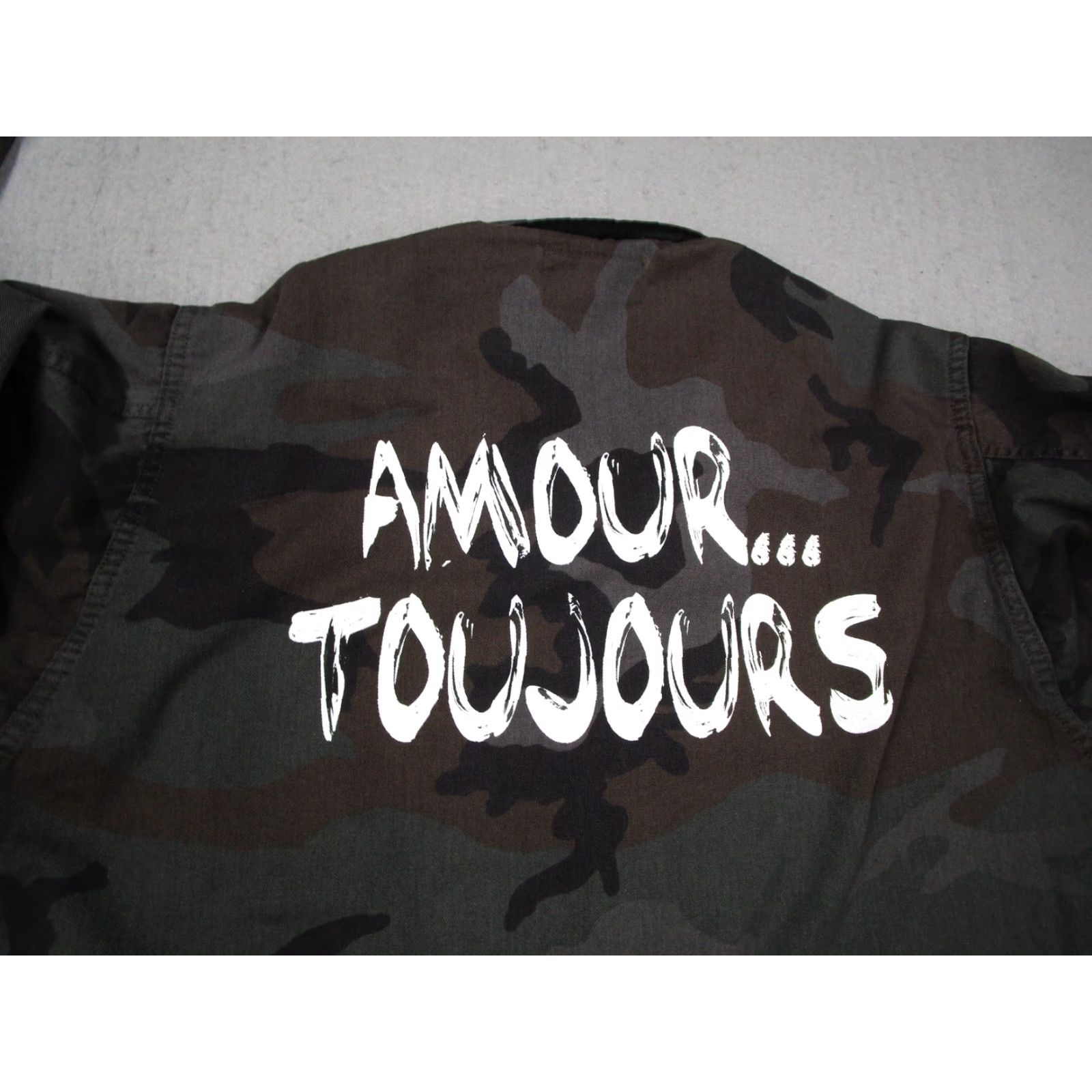 Vintage Etienne Marcel Jacket Women Small Green Camo Button Up Field Army Military Camouflage Pockets Casual Size S / US 4 / IT 40 - 3 Thumbnail