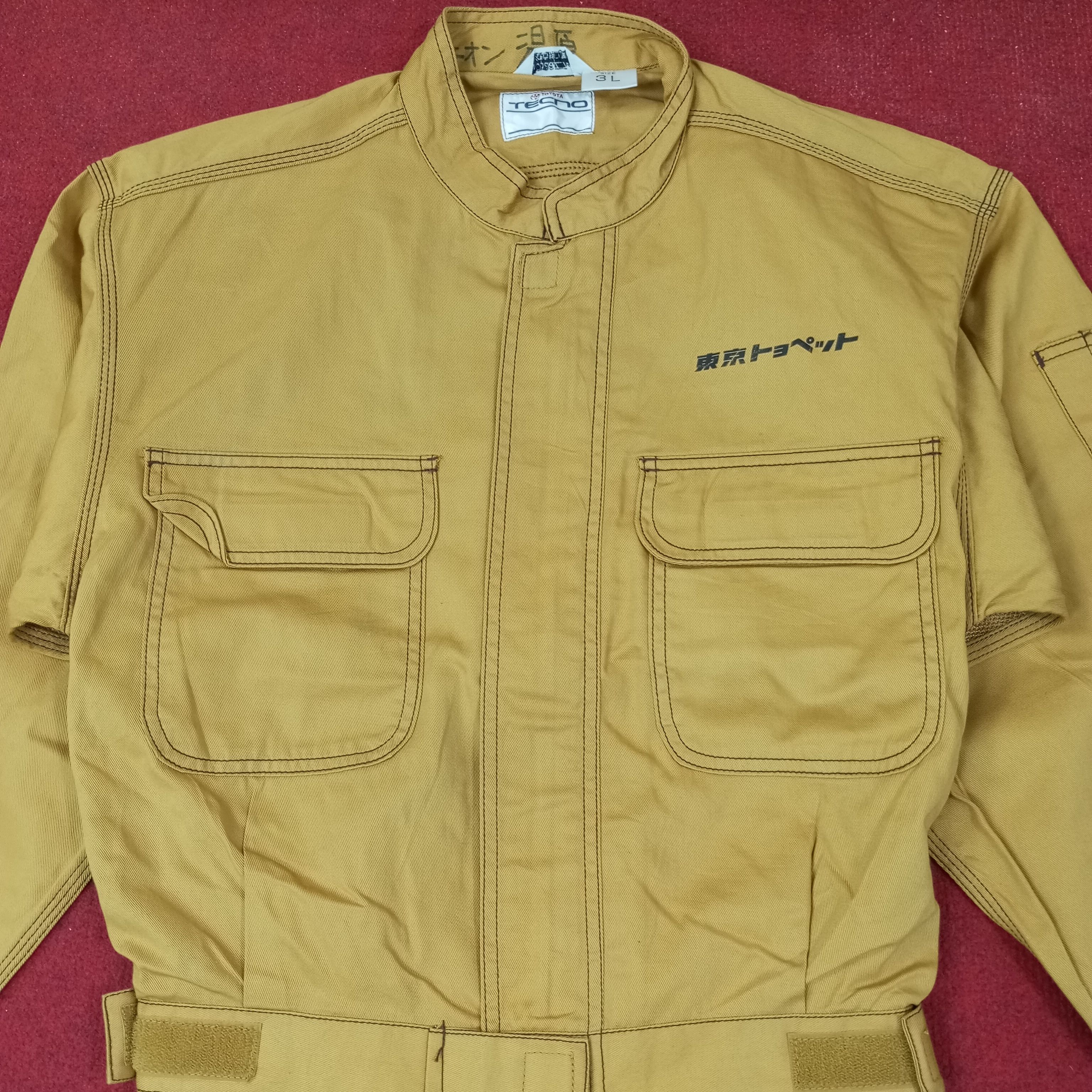 Japanese Brand Toyota Tecno Racing Workwear Coverall Jacket c255n4 Size US M / EU 48-50 / 2 - 5 Thumbnail