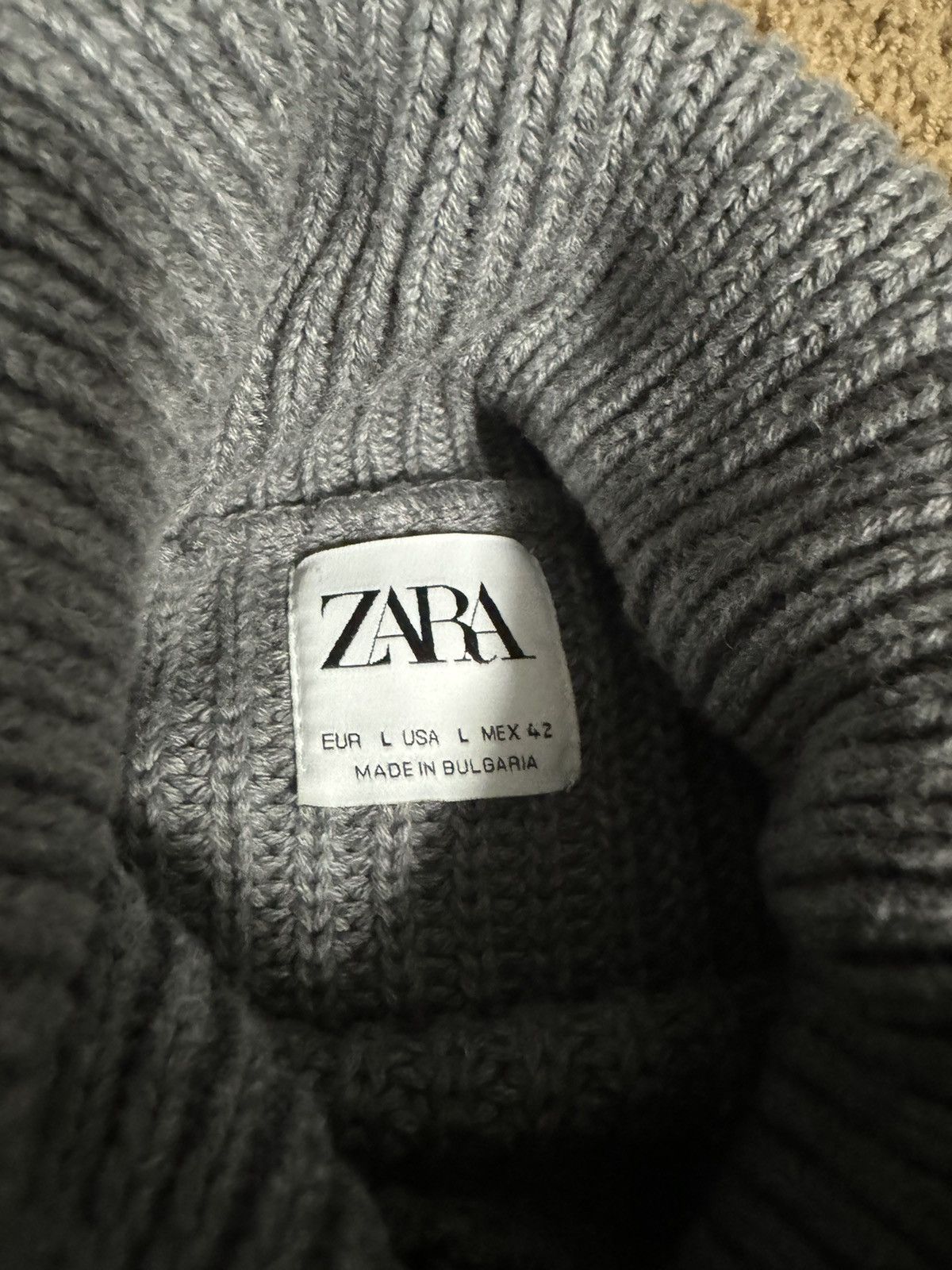 Zara Zara Turtle Neck Sweater Size US L / EU 52-54 / 3 - 3 Thumbnail