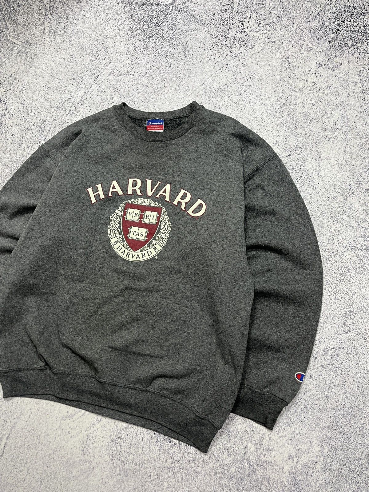 Champion × Vintage Harvard University Champion Vintage 90’s Boxy Sweatshirt Size US L / EU 52-54 / 3 - 3 Thumbnail