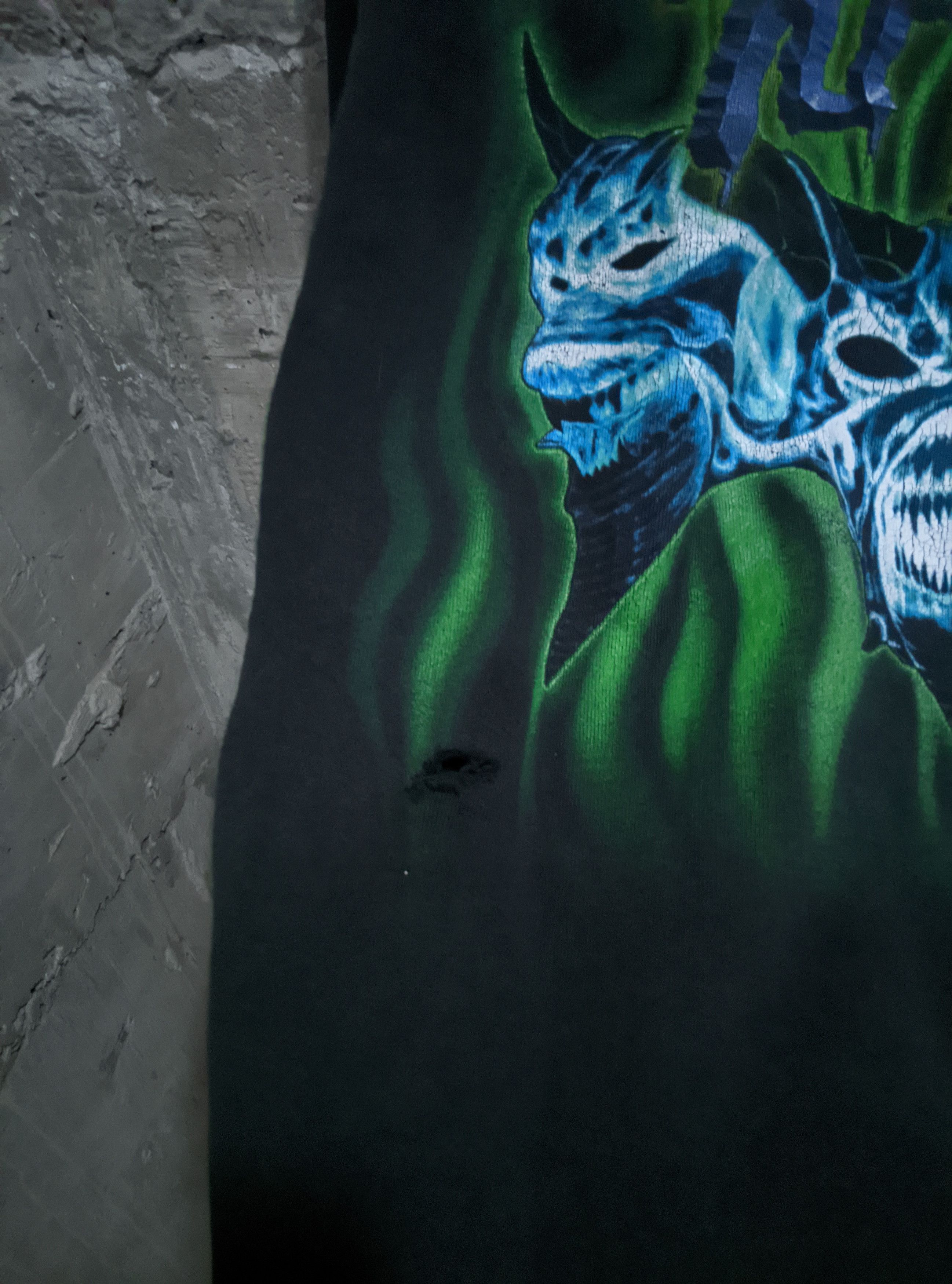 Band Tees Vintage 1999 Slayer thrashmetal distressed faded Size US XL / EU 56 / 4 - 13 Thumbnail