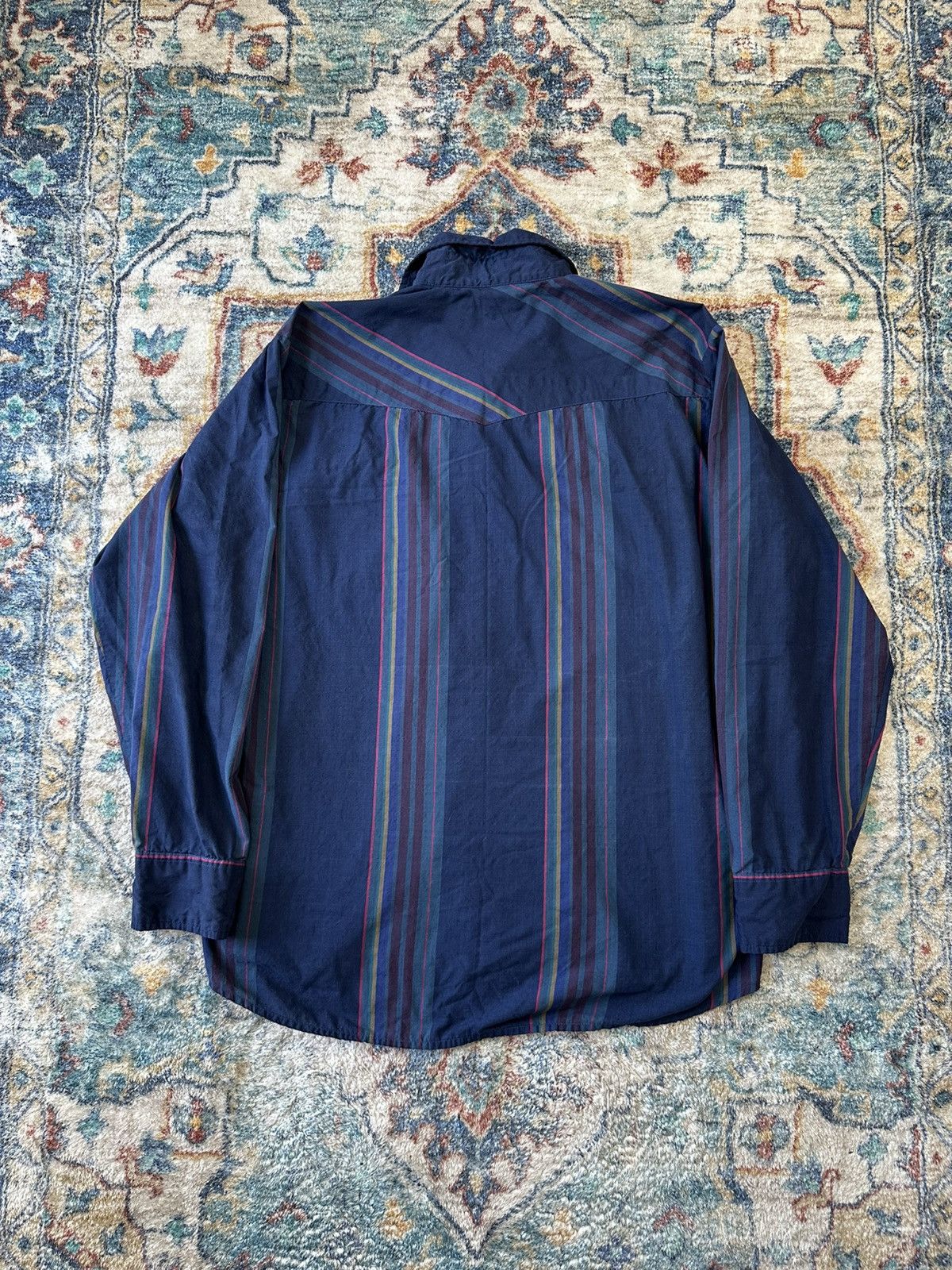 Vintage Vintage Trading Post Company Striped Western Button-up Shirt Size US XXL / EU 58 / 5 - 2 Thumbnail