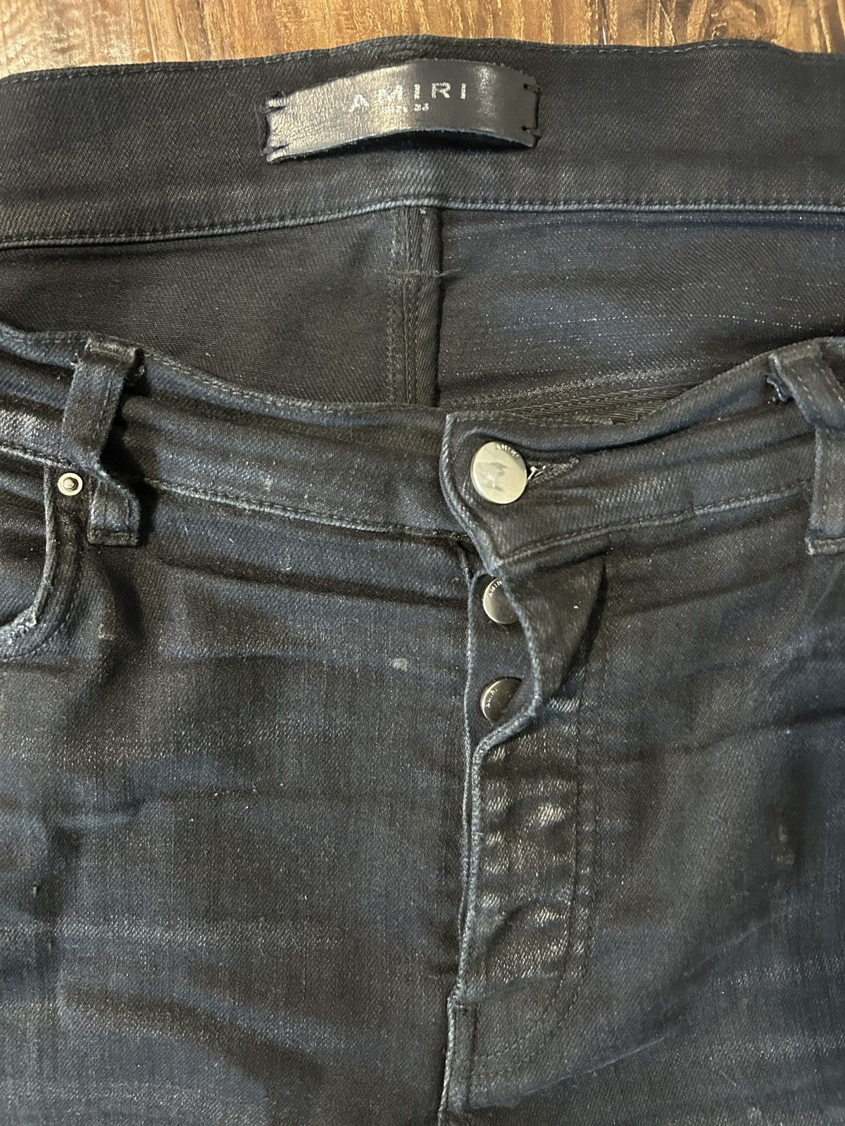 Amiri Amiri MX1 Bandana Denim Jeans Size US 33 - 2 Thumbnail
