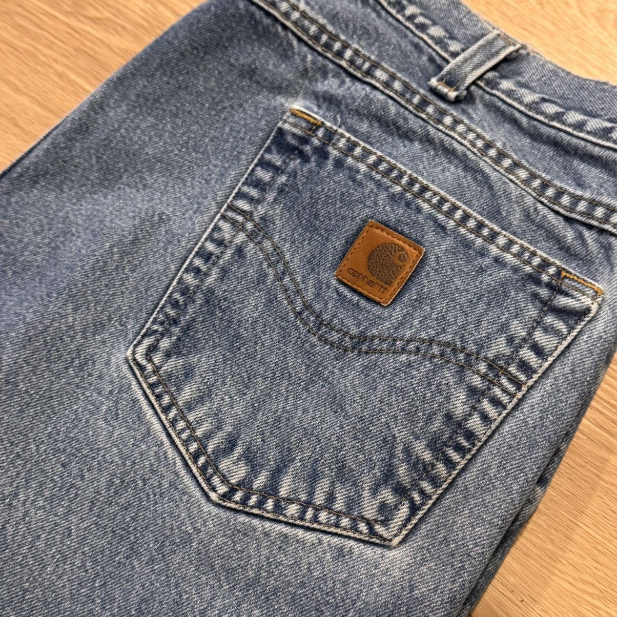 Carhartt Vintage carhartt basic blue baggy jeans Size US 38 / EU 54 - 4 Thumbnail