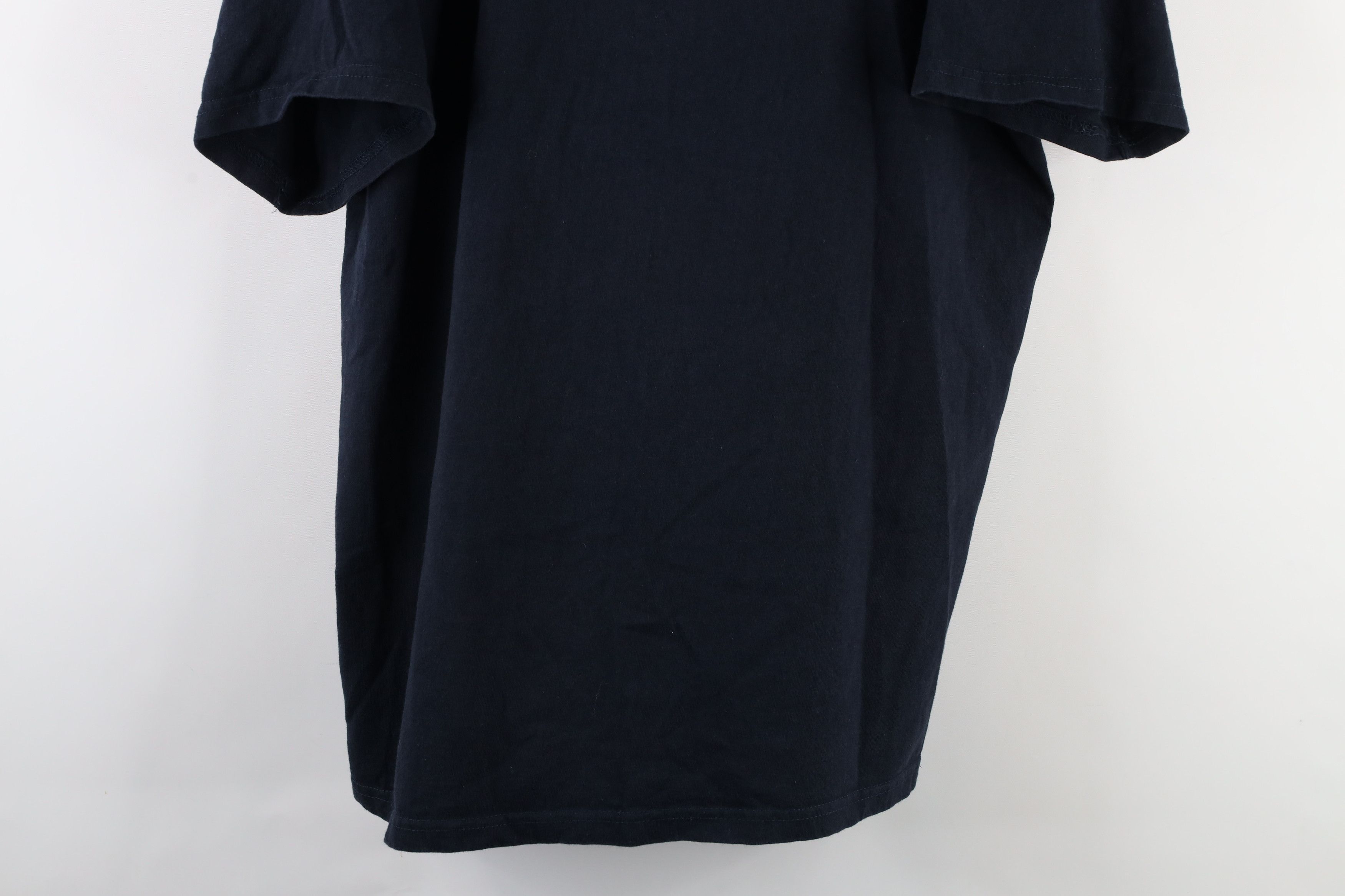 Vintage Vintage 90s Streetwear Heavyweight T-Shirt Black Cotton Size US XL / EU 56 / 4 - 3 Thumbnail