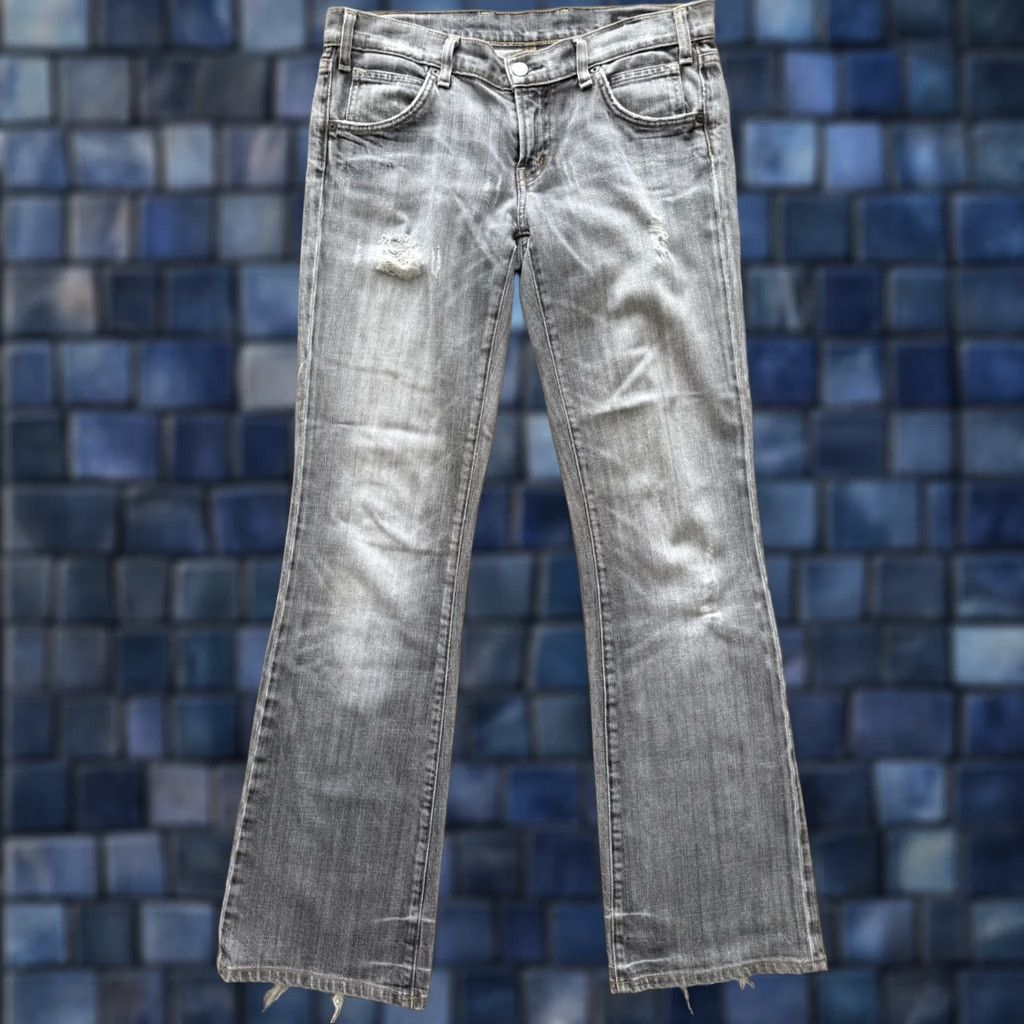 Citizens Of Humanity VTG Citizens of Humanity Jackie Bootcut Jeans Womens 29 (33x32) Denim Gray 5-Pocket 195088 Jeans Mens Womens Girls Boys Size 29" - 1 Thumbnail