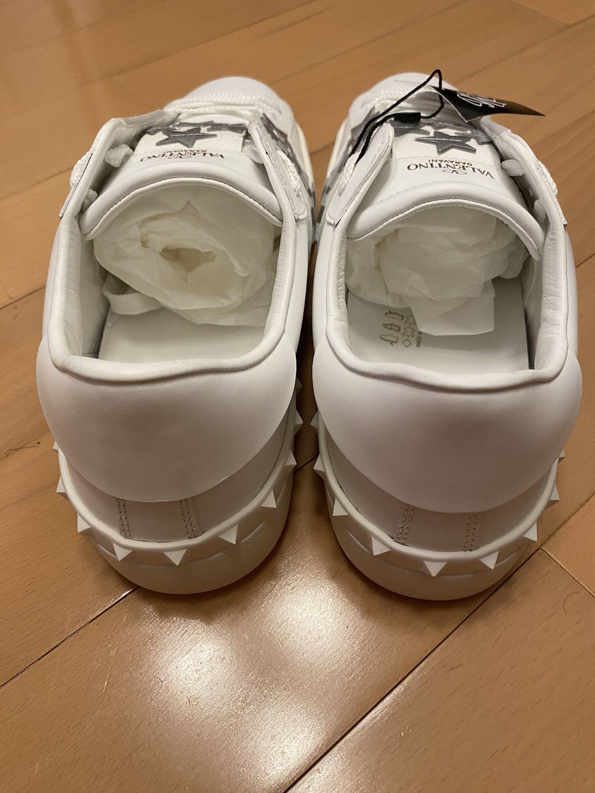 Valentino Valentino Garavani white and silver stars open sneakers 41 Size US 8 / EU 41 - 5 Thumbnail