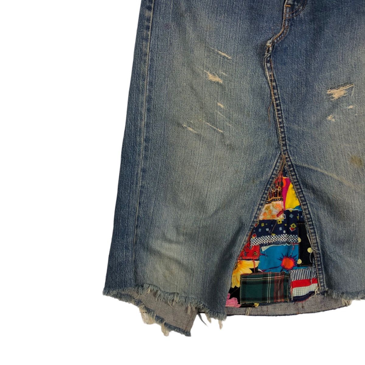 Levi's 🔥Rare Custom Design Skirt Levi’s Cartoon Network Design Size 29" - 4 Thumbnail