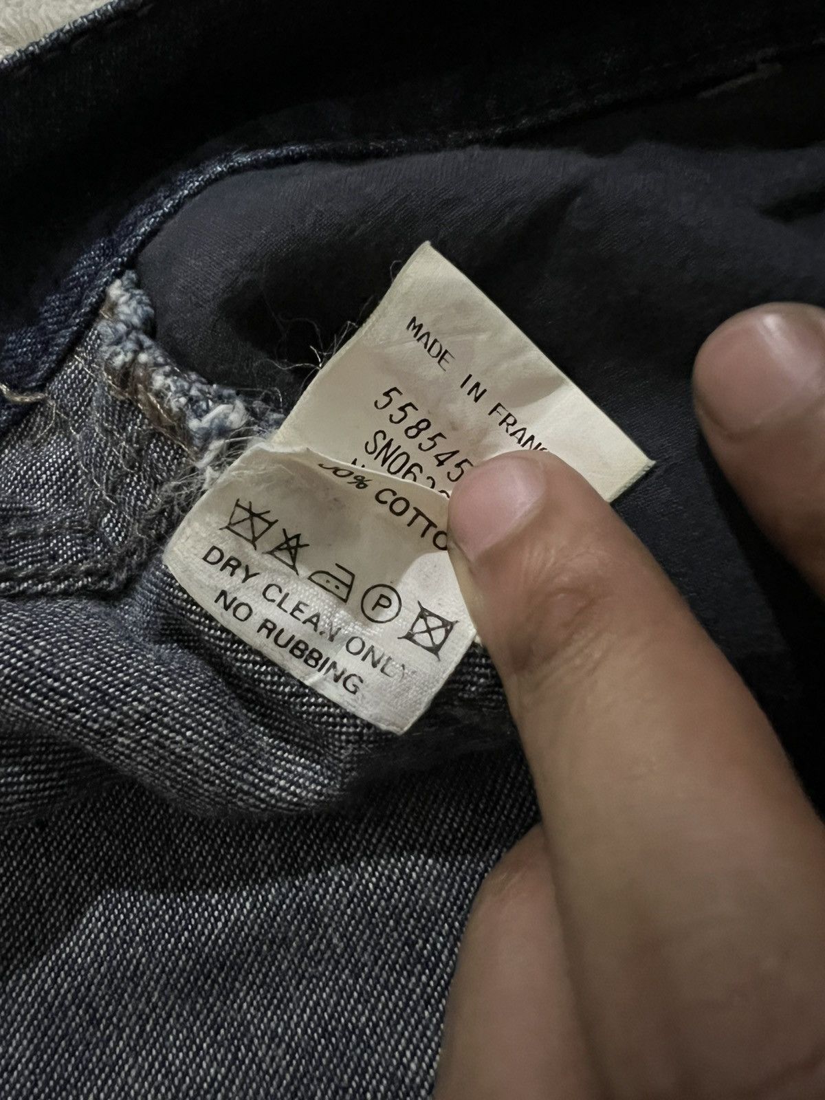 Christophe Lemaire Christophe Lemaire 🇫🇷 Super Flare Hem Honeycomb Wash Denim Size US 31 - 14 Thumbnail