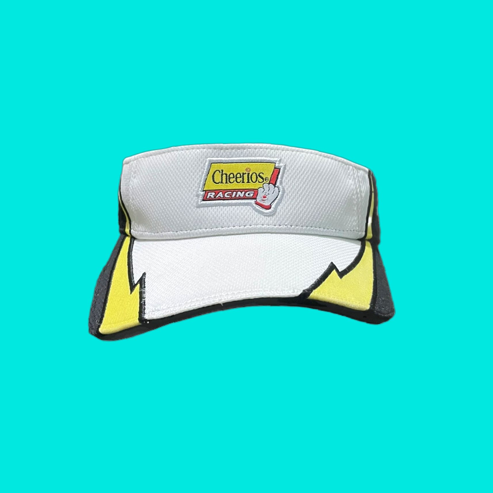 Chase Authentics Chase Authentics Nascar Visor Hat Multicolor Adjustable Men Cheerios Clint Bowyer #33 Strap Back Visor Hat Sports Nascar Mens Size ONE SIZE - 1 Thumbnail