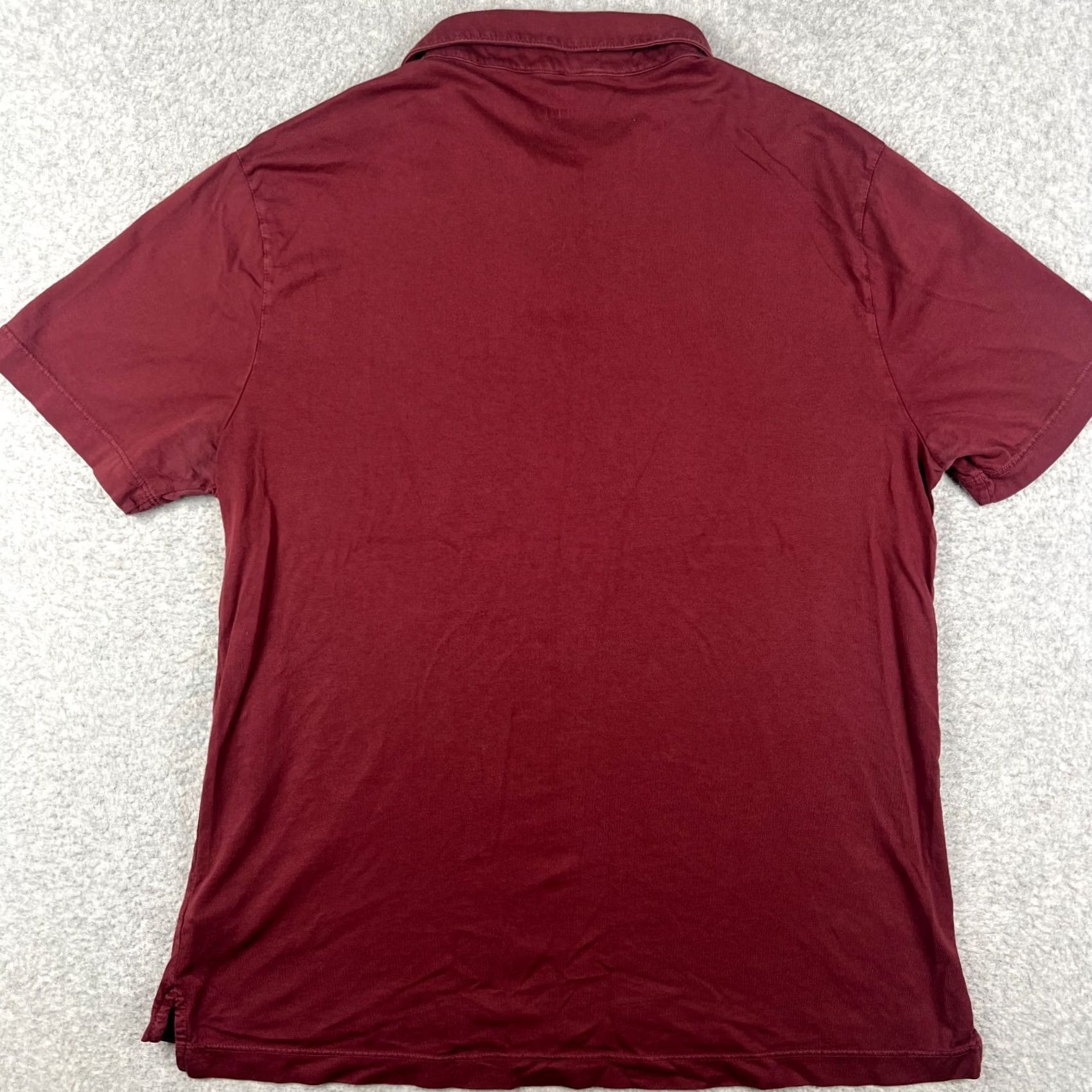 Huckberry Flint & Tinder Polo Shirt Red USA Made Short Sleeve Large Mens Polo Shirt casual Americana USA Classic Boys? Size US L / EU 52-54 / 3 - 2 Thumbnail