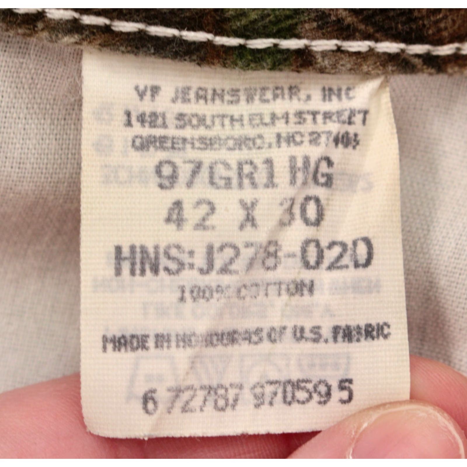 Wrangler Wrangler 90s Camo Pants Shirt Category? Size US 42 / EU 58 - 4 Thumbnail