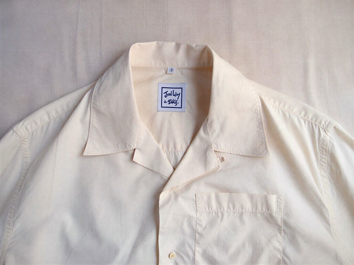 Other José Lévy à Paris 90s Open Collar Shirt Made in France Size US S / EU 44-46 / 1 - 1 Thumbnail
