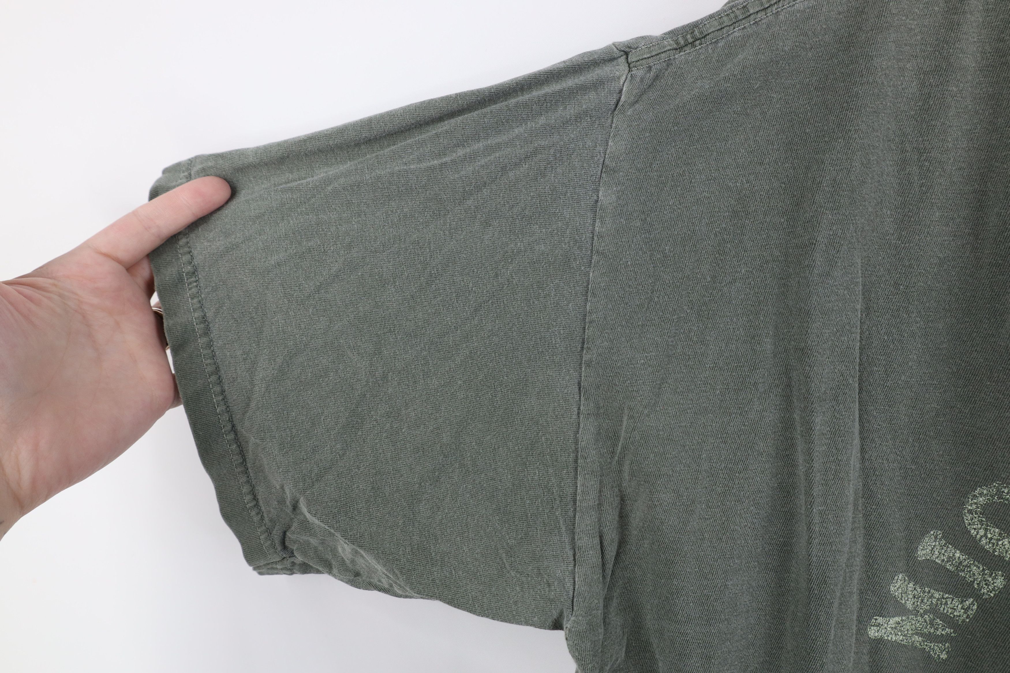 Vintage Vintage Stonewash Michigan State University T-Shirt Green Size US XL / EU 56 / 4 - 10 Thumbnail