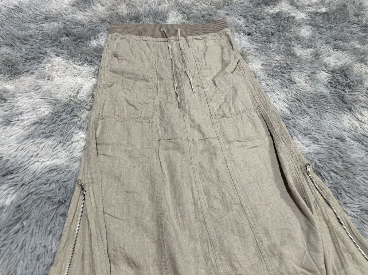 GOA 🔥Y2K Archived G.O.A Rayon Cargo Skirt Multi Zipper Size 28" / US 6 / IT 42 - 2 Thumbnail