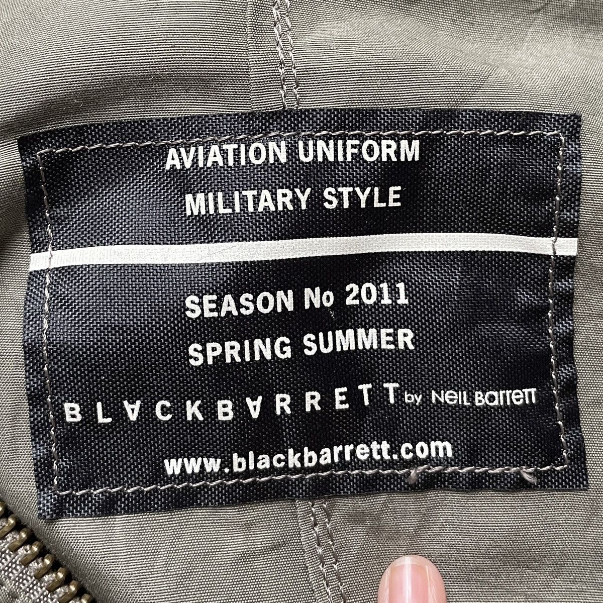 Japanese Brand × Neil Barrett × Vintage Vintage Japanese Brand Blackbarrett Hoodie Jacket 2000s Size US M / EU 48-50 / 2 - 9 Thumbnail