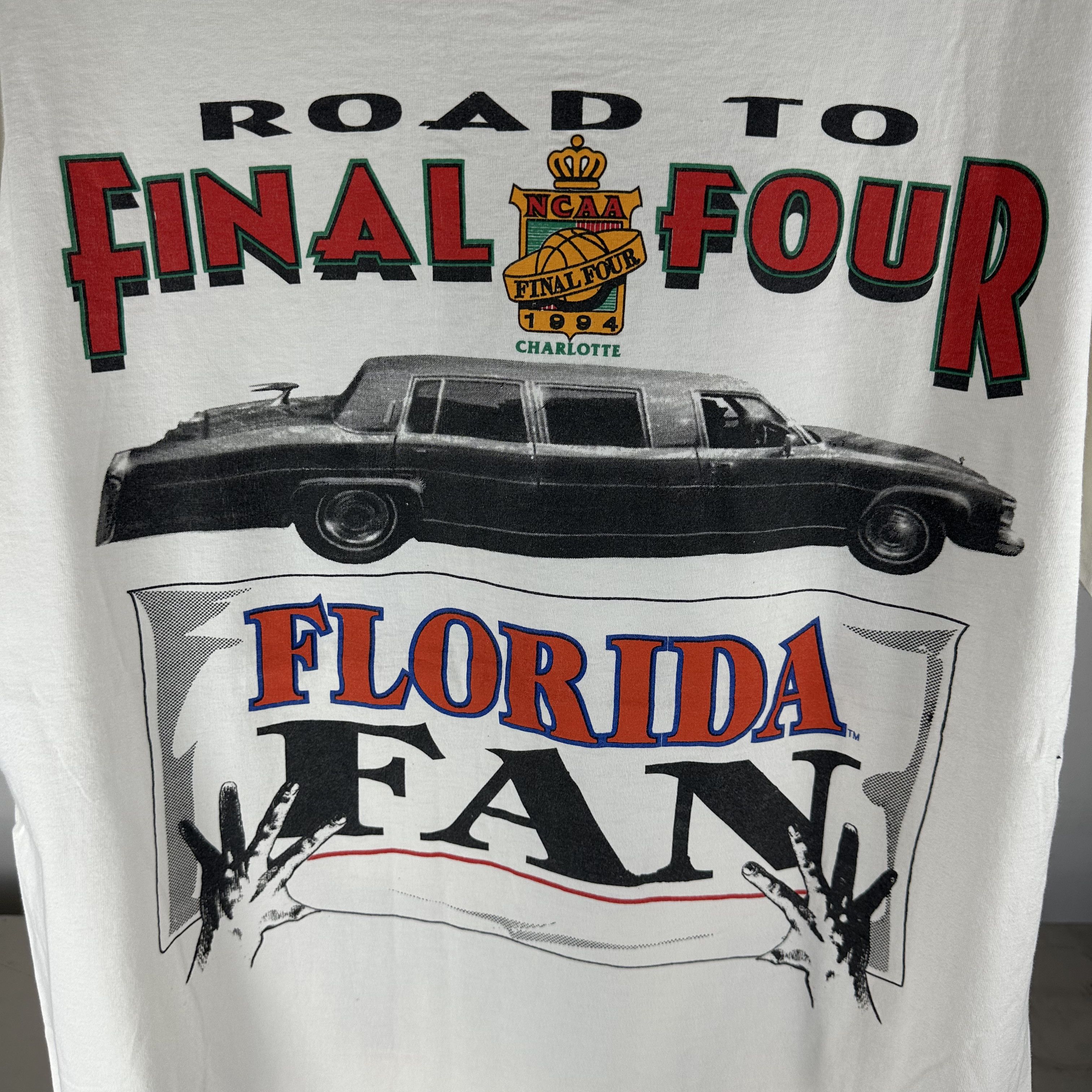 Vintage ​Vintage 1994 NCAA Road To Final Four Florida Fan​ T-Shirt Size US L / EU 52-54 / 3 - 2 Thumbnail