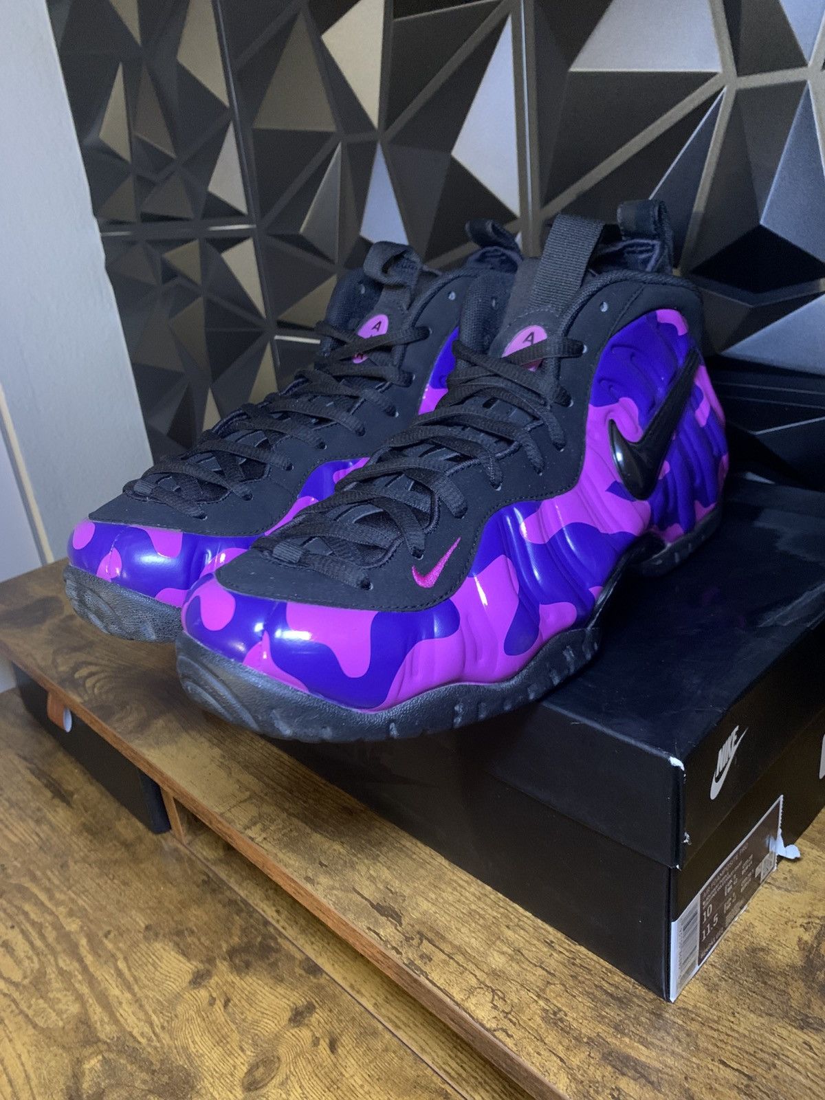 Nike Air Foamposite Pro Purple Camo
