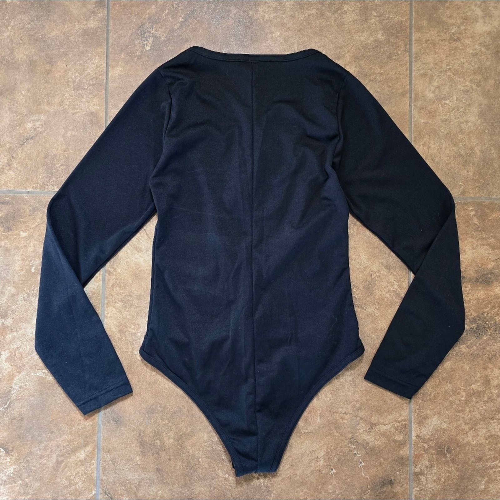 Hermes Black | HERMES | Teen Mania Longsleeve Bodysuit Size L / US 10 / IT 46 - 2 Thumbnail