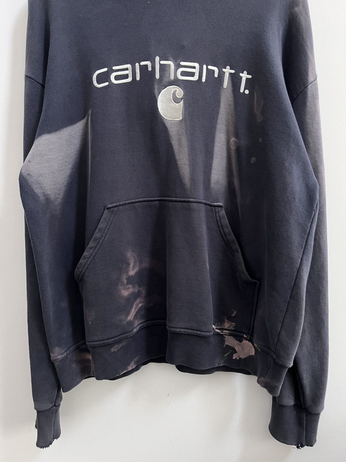 Carhartt Vintage Distressed Sunfaded Carhartt Swearshirt Size US L / EU 52-54 / 3 - 12 Thumbnail