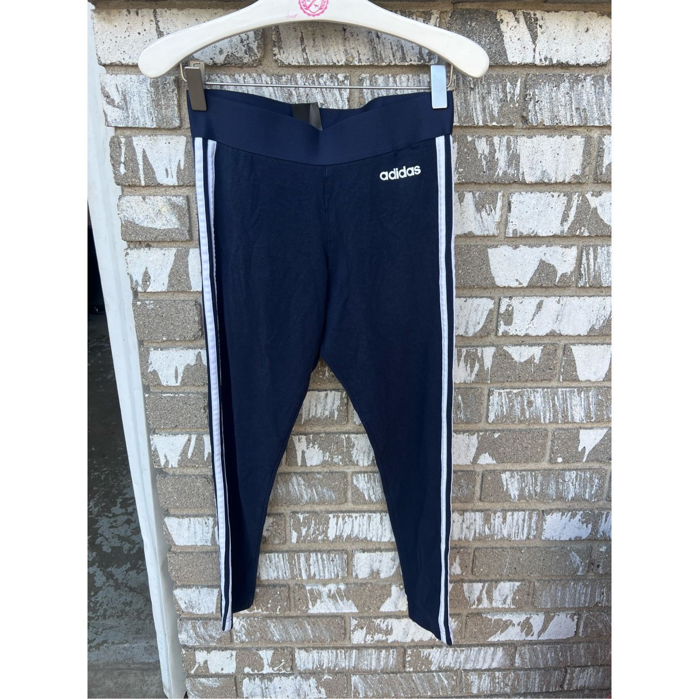 Adidas Adidas Blue Leggings Woman’s Size Small Size 27" / US 4 / IT 40 - 1 Thumbnail