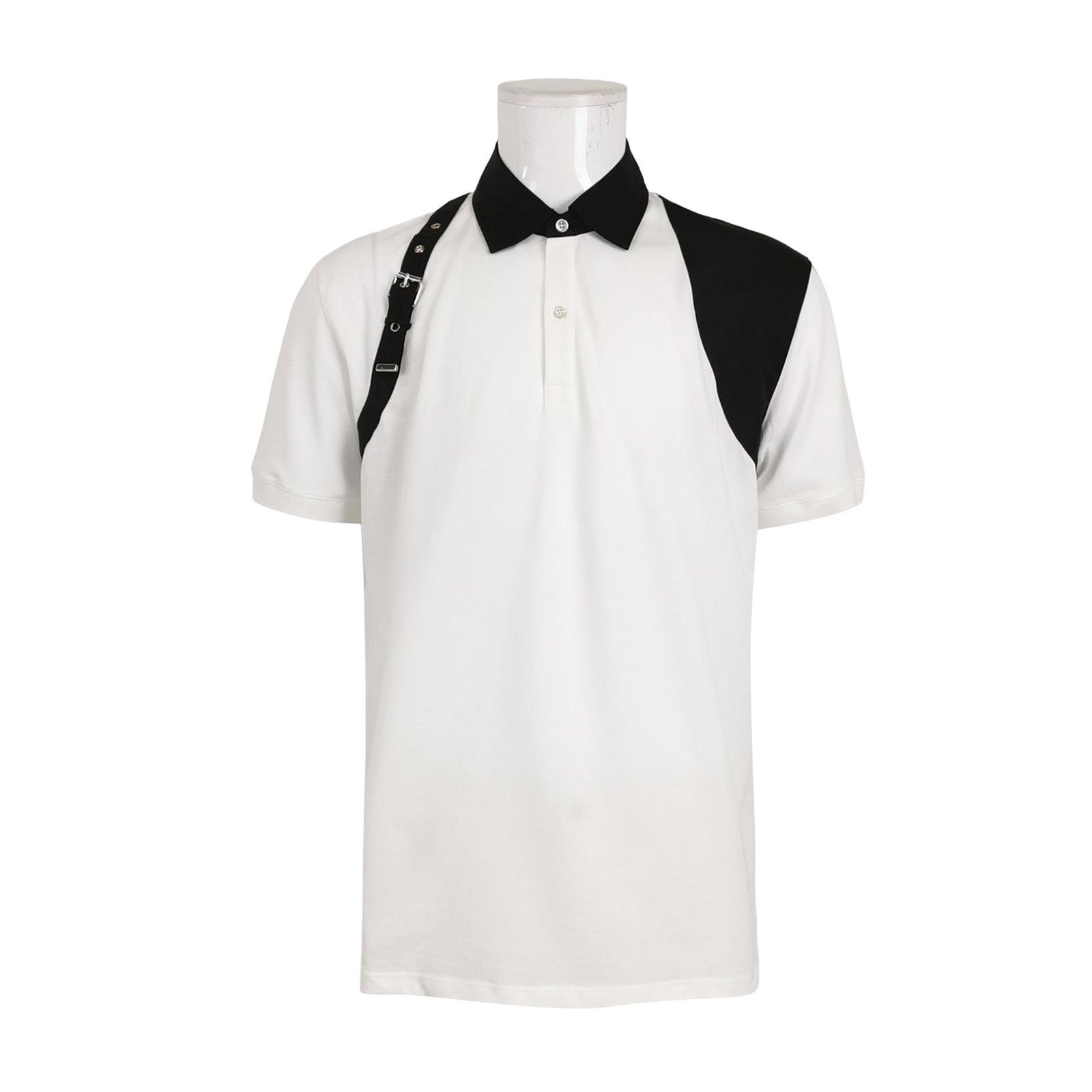 Alexander McQueen Alexander McQueen Harness Colorblock Polo XL Size US XL / EU 56 / 4 - 1 Thumbnail
