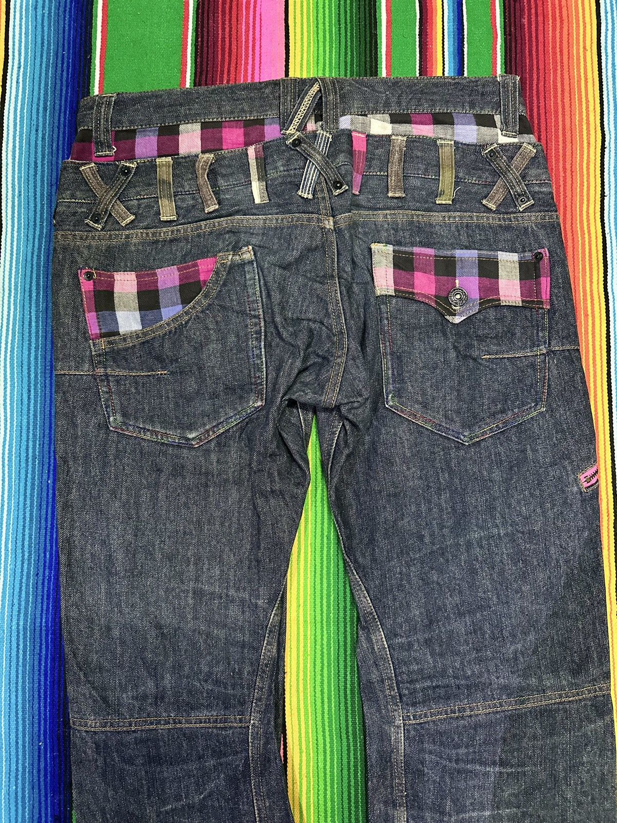 Vintage 💥Double Waist💥 Flare Design Dominated Handcrafted💥 Size US 34 / EU 50 - 10 Thumbnail