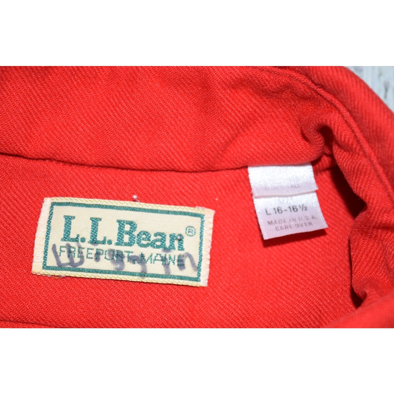 Vintage VINTAGE LL BEAN ALLAGASH FLANNEL SHIRT VTG USA LONG SLEEVE RED MENS LARGE L TALL A045 Size US L / EU 52-54 / 3 - 6 Thumbnail