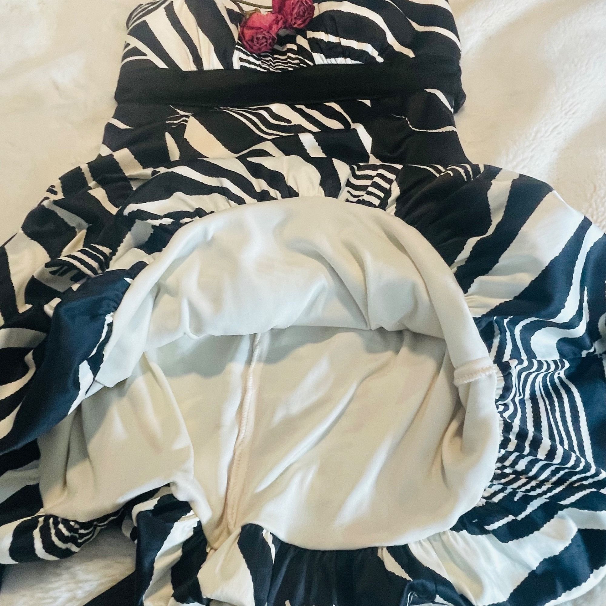 Other Zebra Print Strapless Party Dress By Ruby Rox Size 11 Size M / US 6-8 / IT 42-44 - 10 Thumbnail