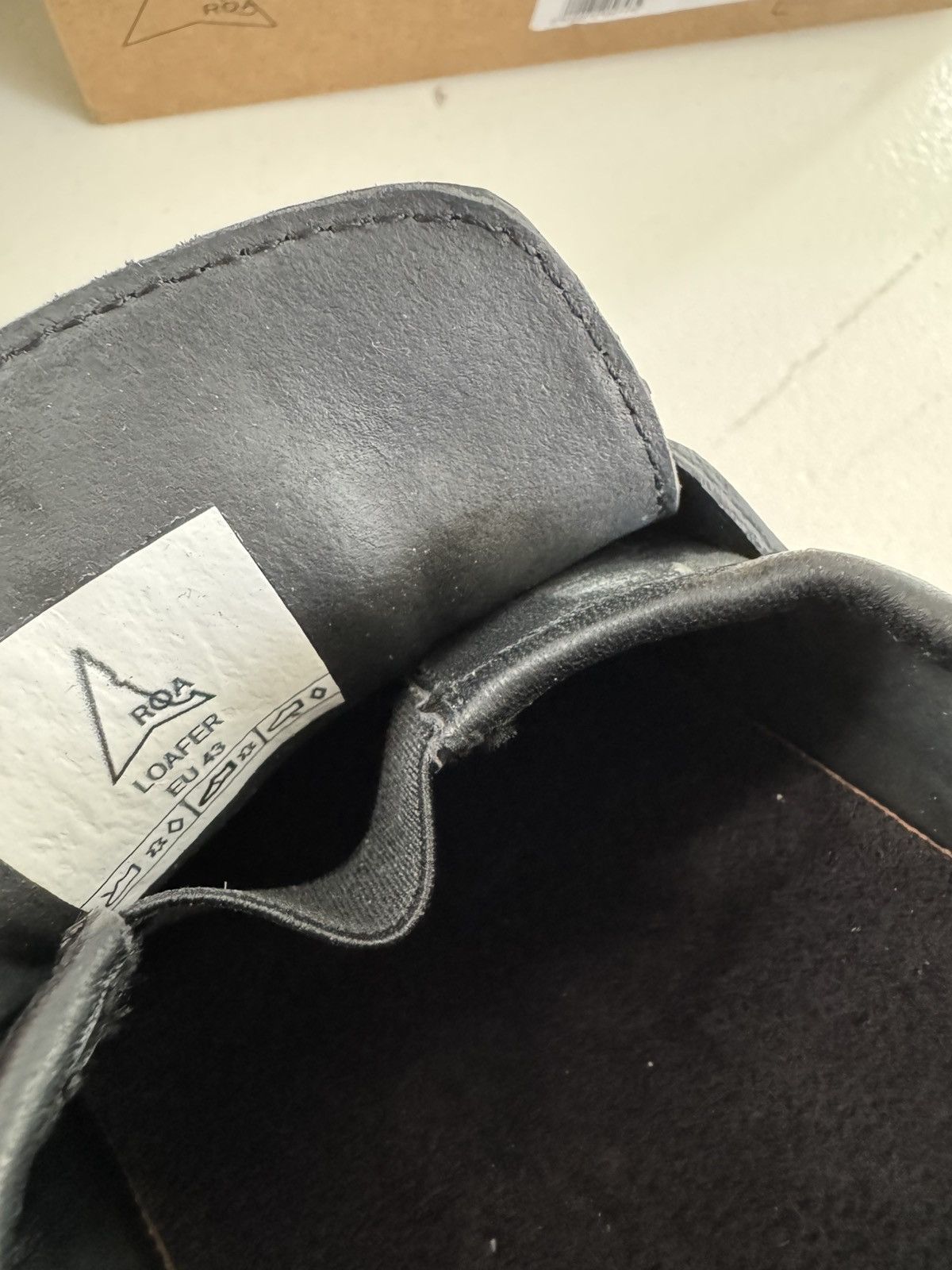 ROA ROA Black Loafer Low-top Shoes Size US 10 / EU 43 - 9 Thumbnail