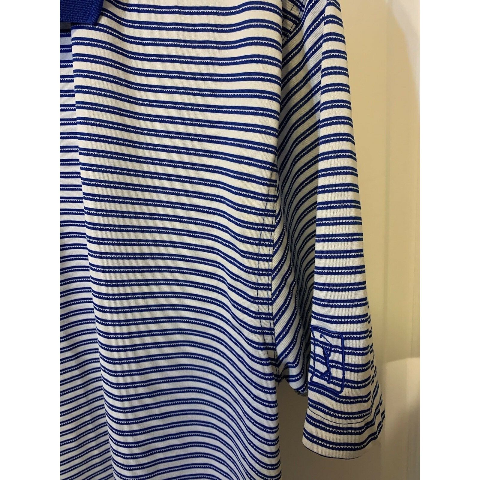 PGA Tour PGA Tour Polo Shirt Men’s Sz XL Navy Blue Striped Golf Size US XL / EU 56 / 4 - 5 Thumbnail