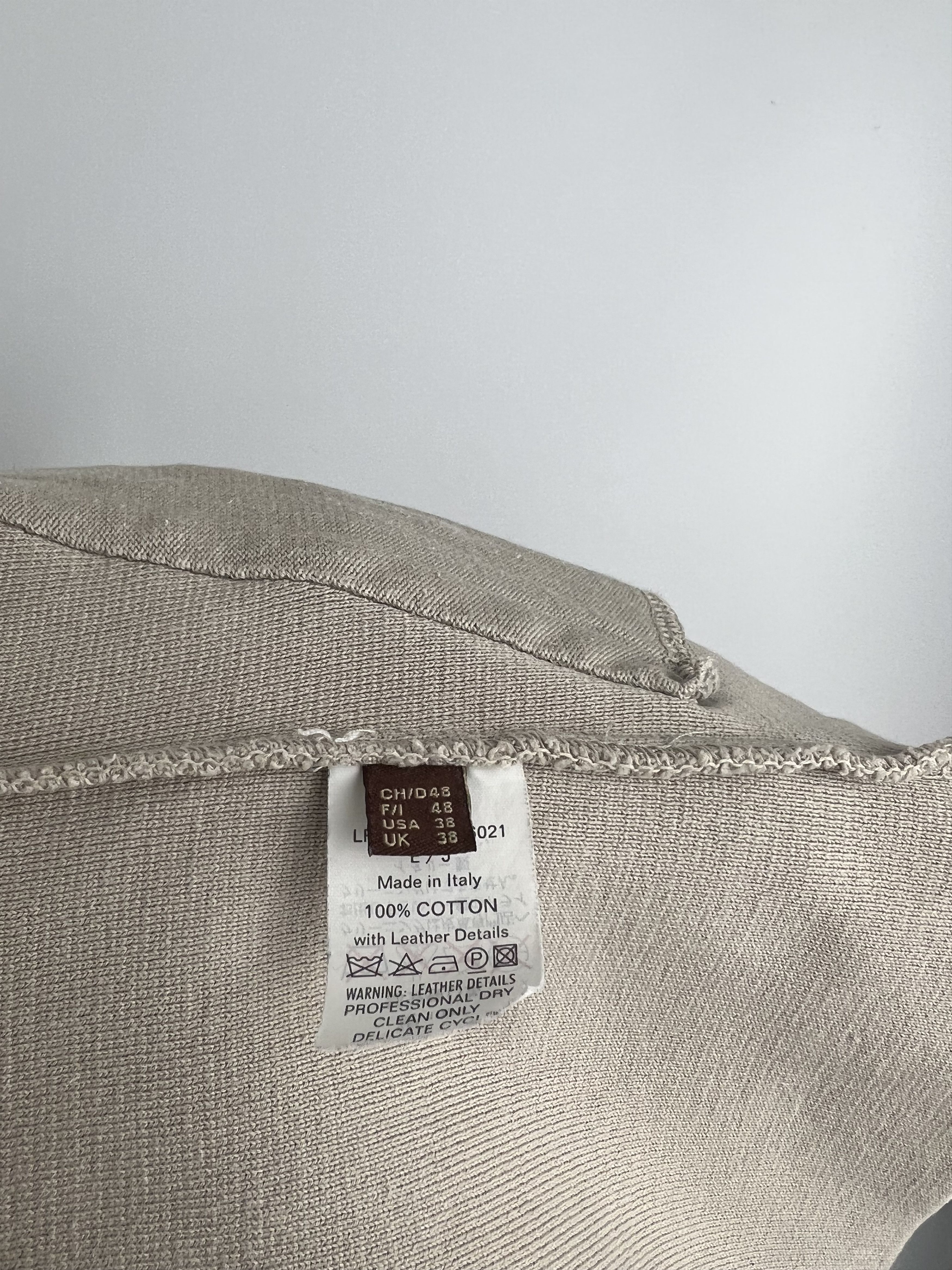 Bally Bally Men's Beige Full Zip Bomber Jacket Size IT48 Size US M / EU 48-50 / 2 - 8 Thumbnail