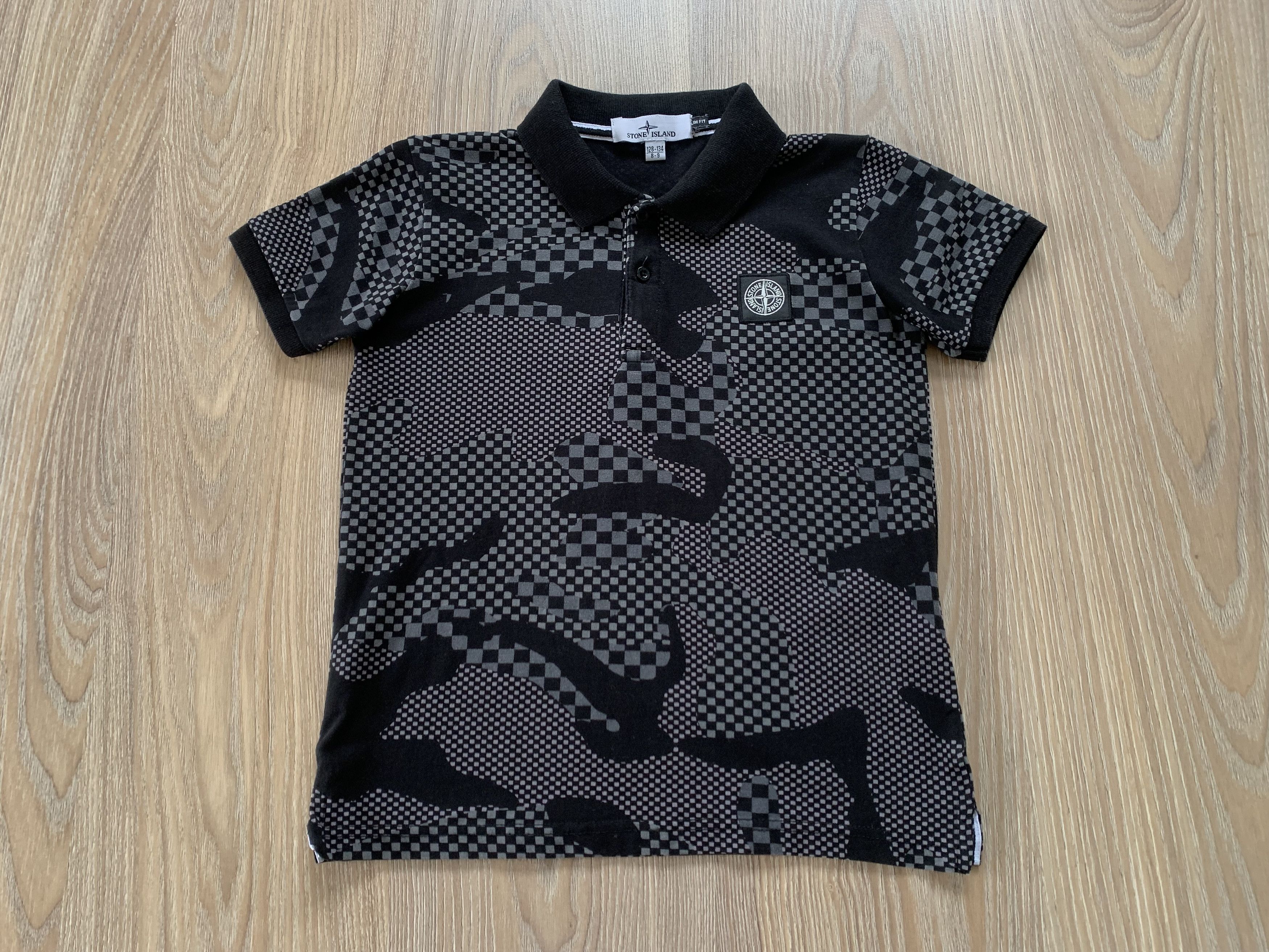Stone Island Stone Island Junior Camouflage Polo Shirt Size US XXS / EU 40 - 2 Thumbnail