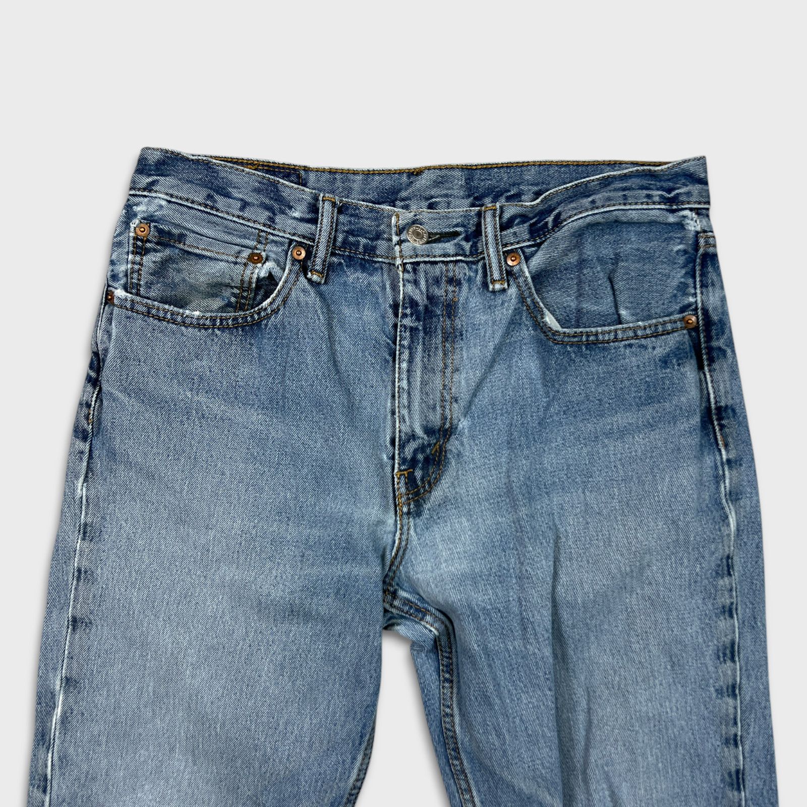 Levi's × Vintage Levi's 516 Jeans 34x32 Straight Leg Distressed Denim Pants Size US 34 / EU 50 - 2 Thumbnail
