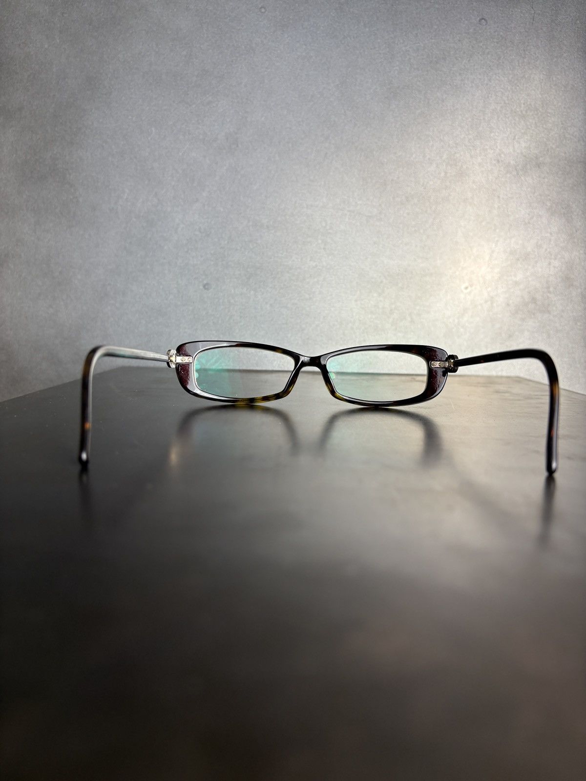 Gucci Gucci Glasses Interlock GG 2977 Y2K 2000s Rectangular Tiny Size ONE SIZE - 9 Thumbnail