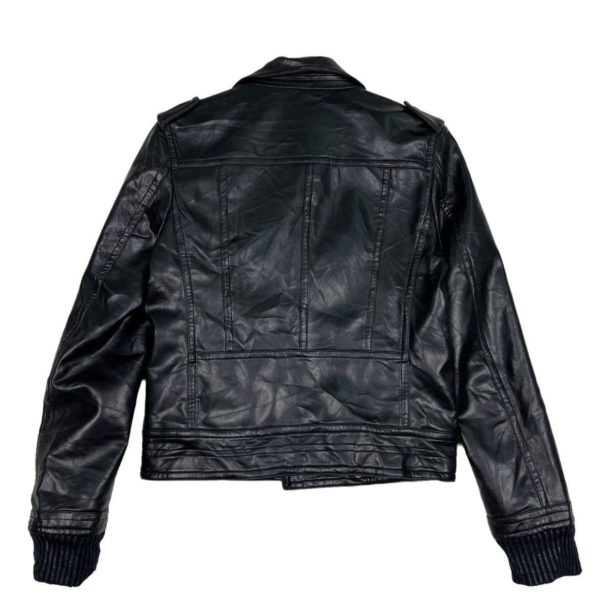 Le Grande Bleu (L.G.B.) 🔥 UNTITLED MEN CARGO LEATHER JACKET Size US M / EU 48-50 / 2 - 8 Thumbnail