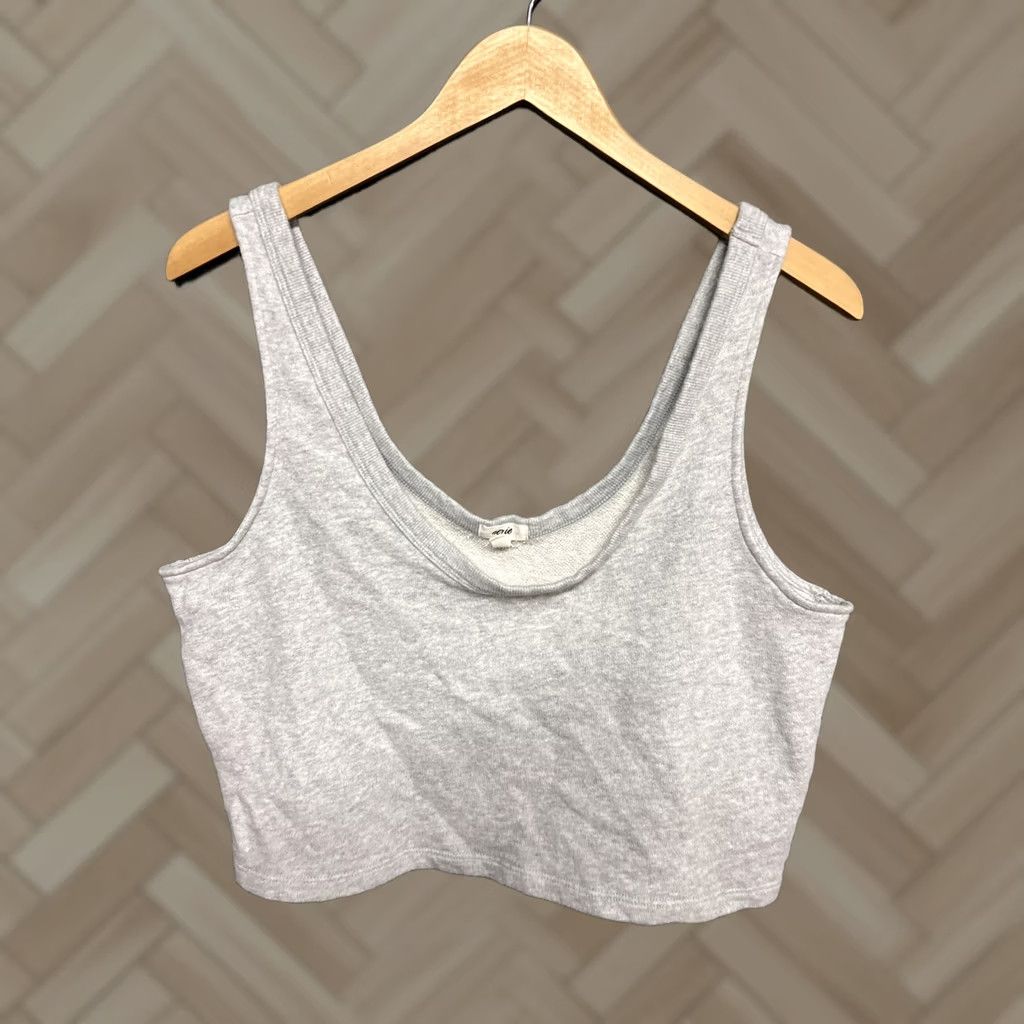 Vintage VINTAGE Aerie Cropped Tank Top Woman's M Gray Size M / US 6-8 / IT 42-44 - 1 Thumbnail