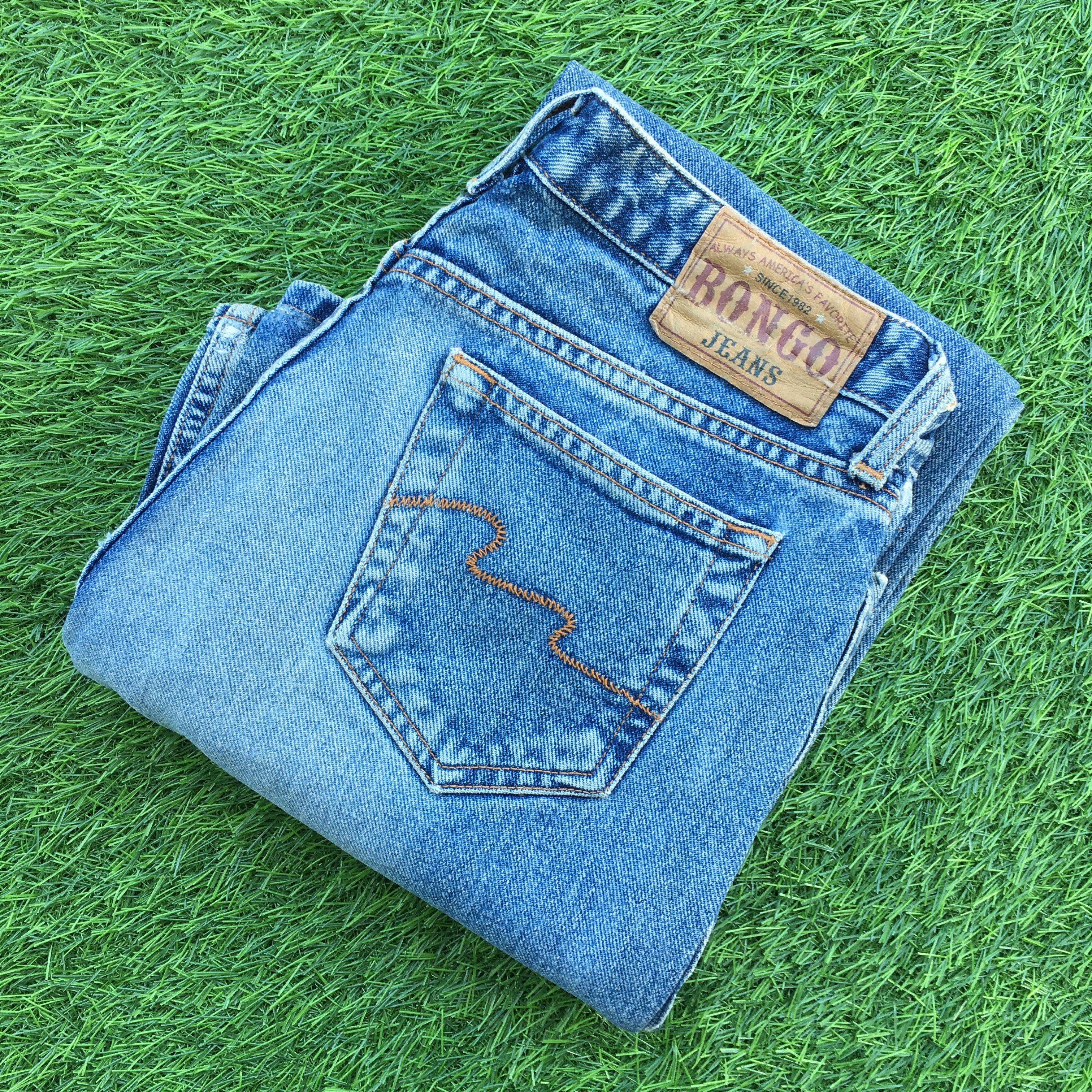 Designer × Jean × Vintage Bongo Low Waisted Flared Jeans D-1000 Size 26" / US 2 / IT 38 - 8 Thumbnail