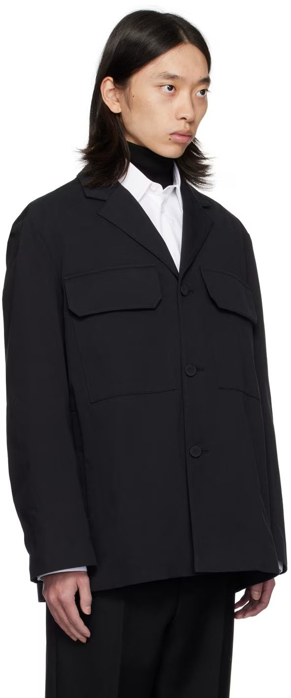 Jil Sander o1w1db10825 Jacket in Black Size US L / EU 52-54 / 3 - 2 Thumbnail