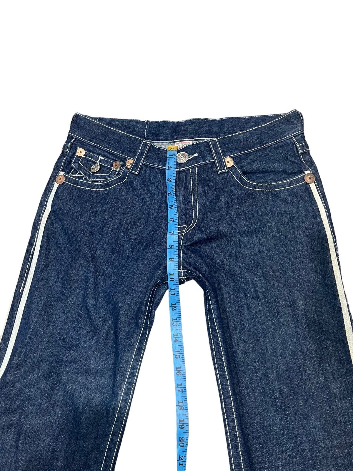 Other Vintage True Religion Billy Super T Denim Jeans Size US 35 - 20 Thumbnail