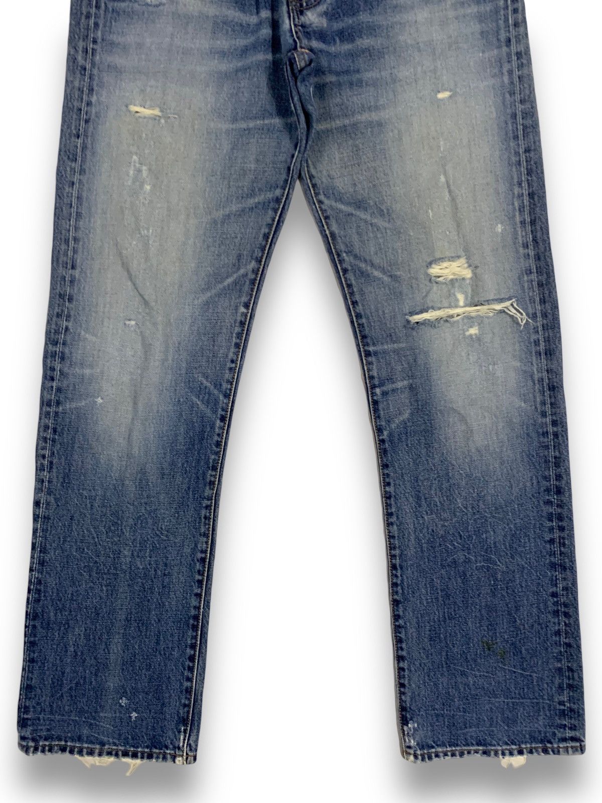 Japanese Brand Vintage Japanese RNA Inc Regular Straight Distressed Jeans Size US 34 / EU 50 - 9 Thumbnail