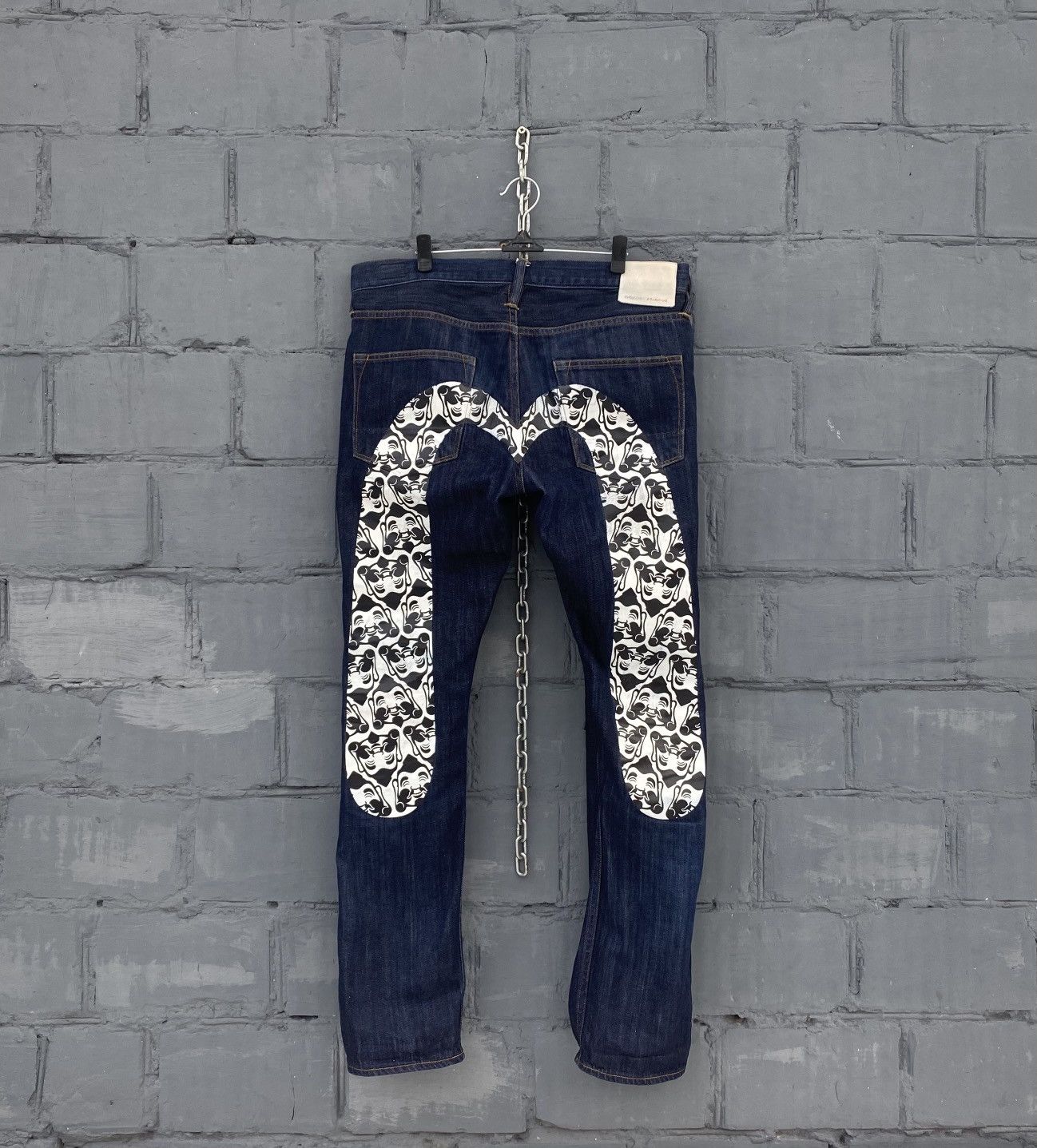 Evisu Evisu Genes Daicock Buddie Selvedge Blue Denim Pants 34 size Size US 34 / EU 50 - 1 Thumbnail
