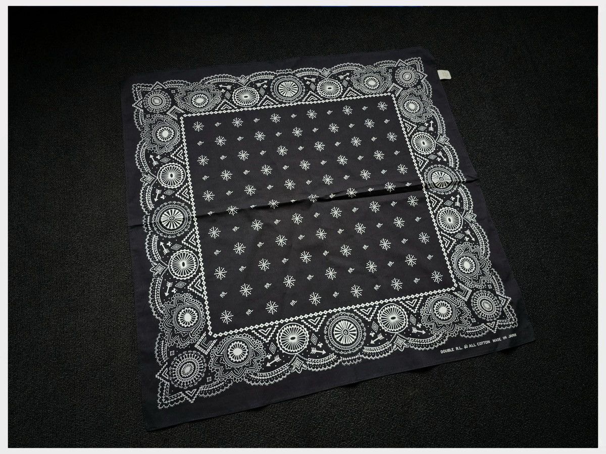 RRL Ralph Lauren RRL Bandana COTTON Scarf handkerchief Size ONE SIZE - 3 Thumbnail