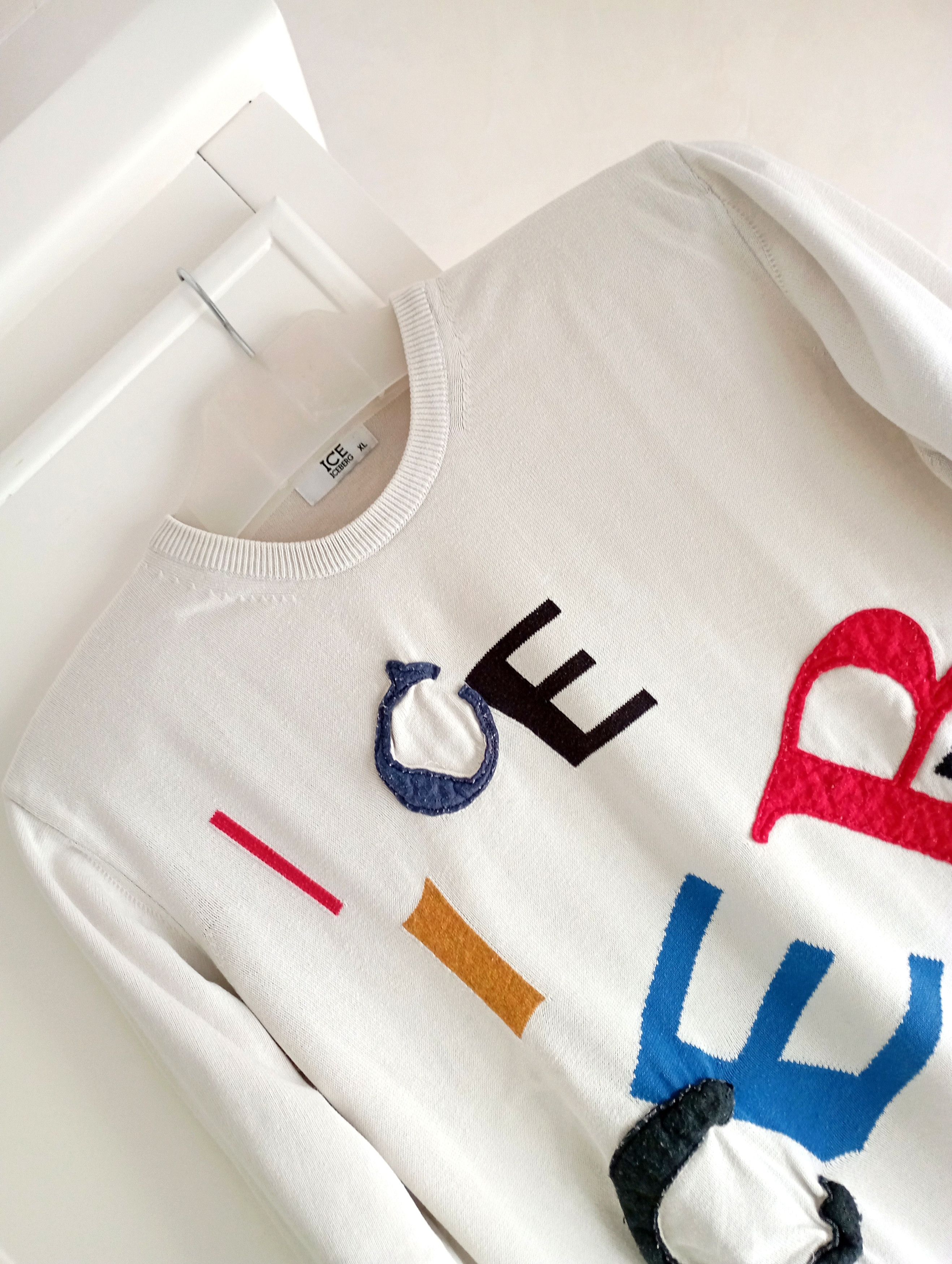 Iceberg × Vintage Vintage Iceberg 90s Sweater Size US M / EU 48-50 / 2 - 2 Thumbnail